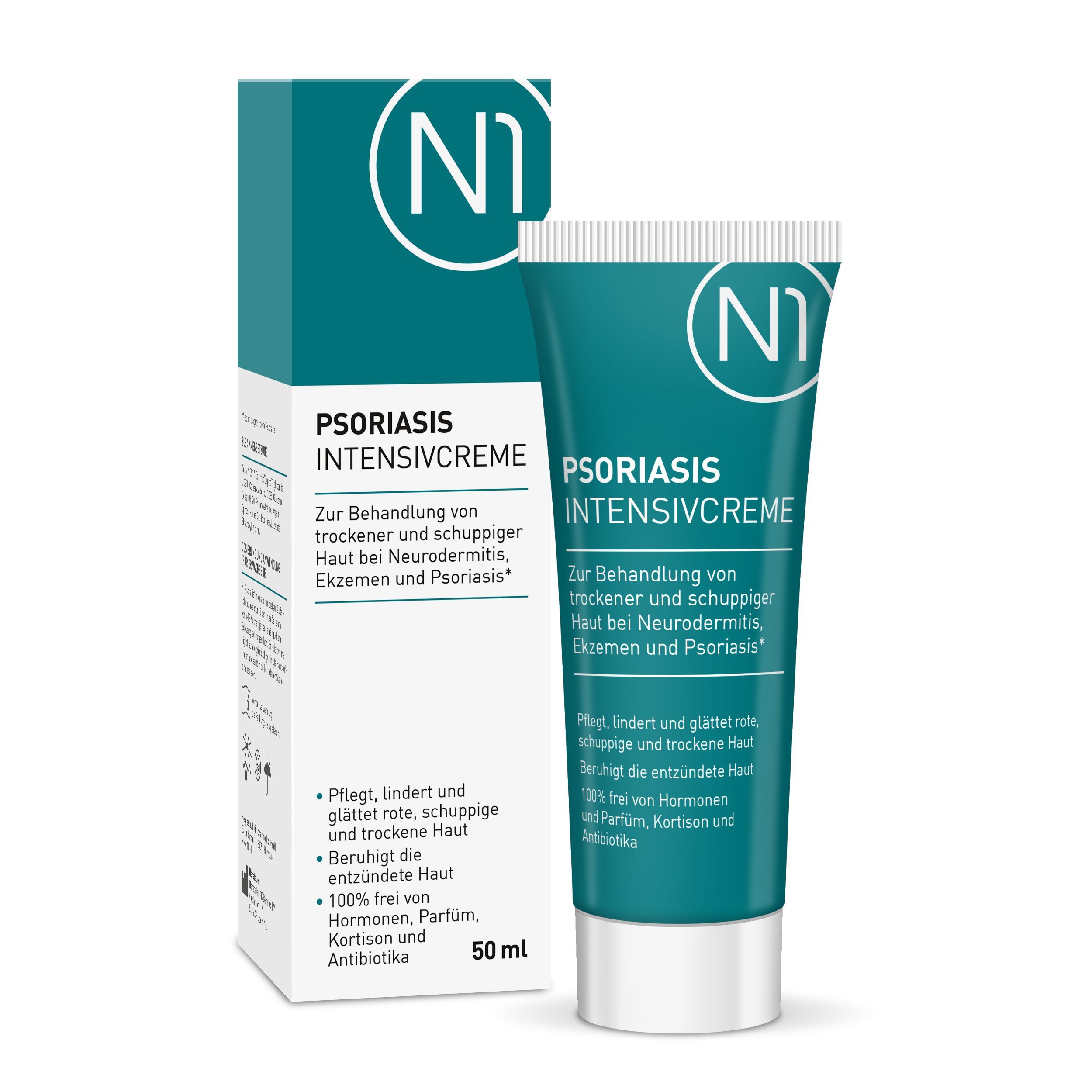 N1 Healthcare Körpercreme N1 Psoriasis Intensivcreme, 50 ml, Medizinprodukt, patentierte Rezeptur