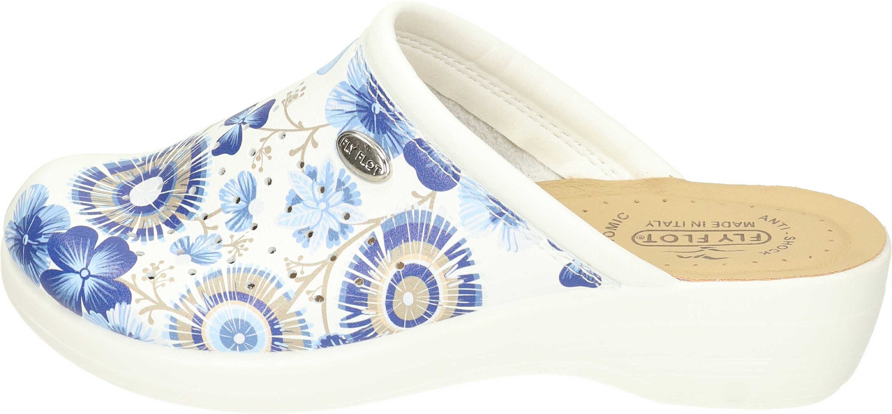 Fly Flot Pantoletten Pantoffel aus strapazierfähigem Synthetik