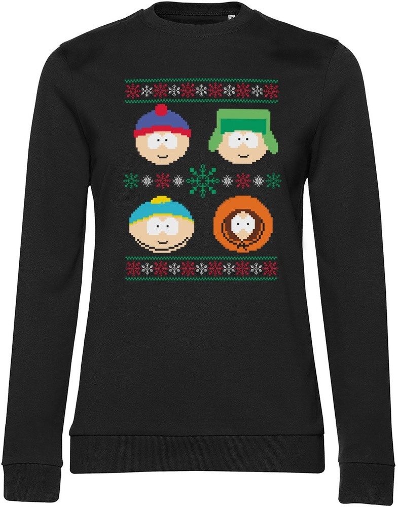 South Park Rundhalspullover South Park 8-bit Christmas Pattern Girly Sweatshirt