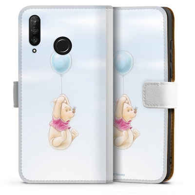 DeinDesign Handyhülle Offizielles Lizenzprodukt Winnie Puuh Disney Winnie Puuh Balloon, Huawei P30 Lite Premium Hülle Handy Flip Case Wallet Cover