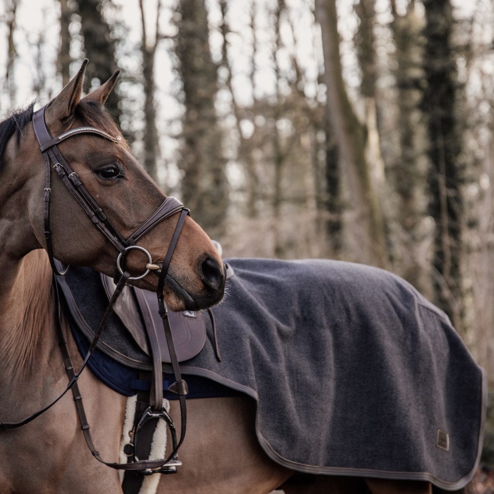 Kentucky Horsewear Ausreitdecke Kentucky Horsewear Ausreitdecke Heavy Fleece - dunkelgrau