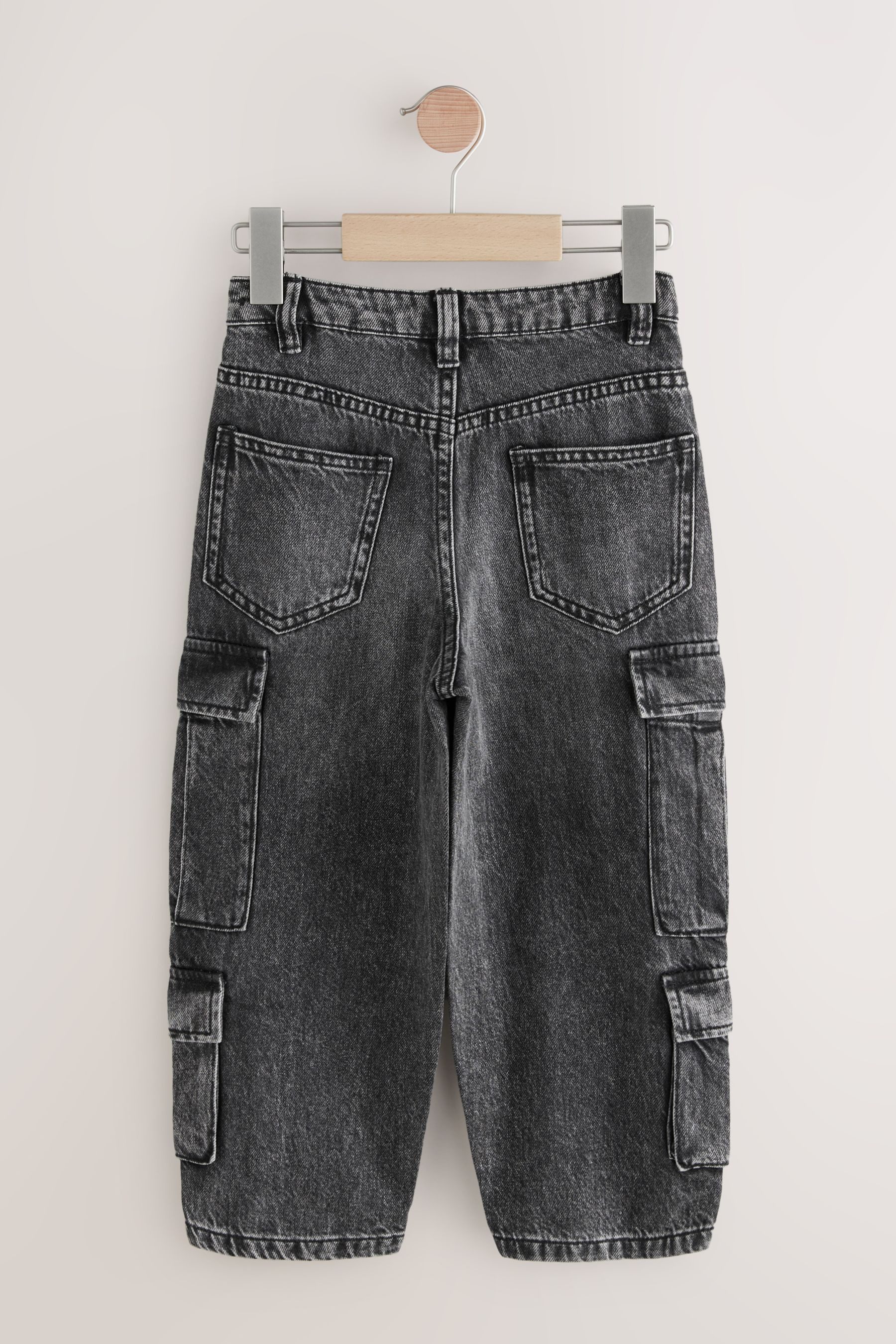 Next Cargojeans Breite Tapered Cargo-Jeans aus günstig online kaufen
