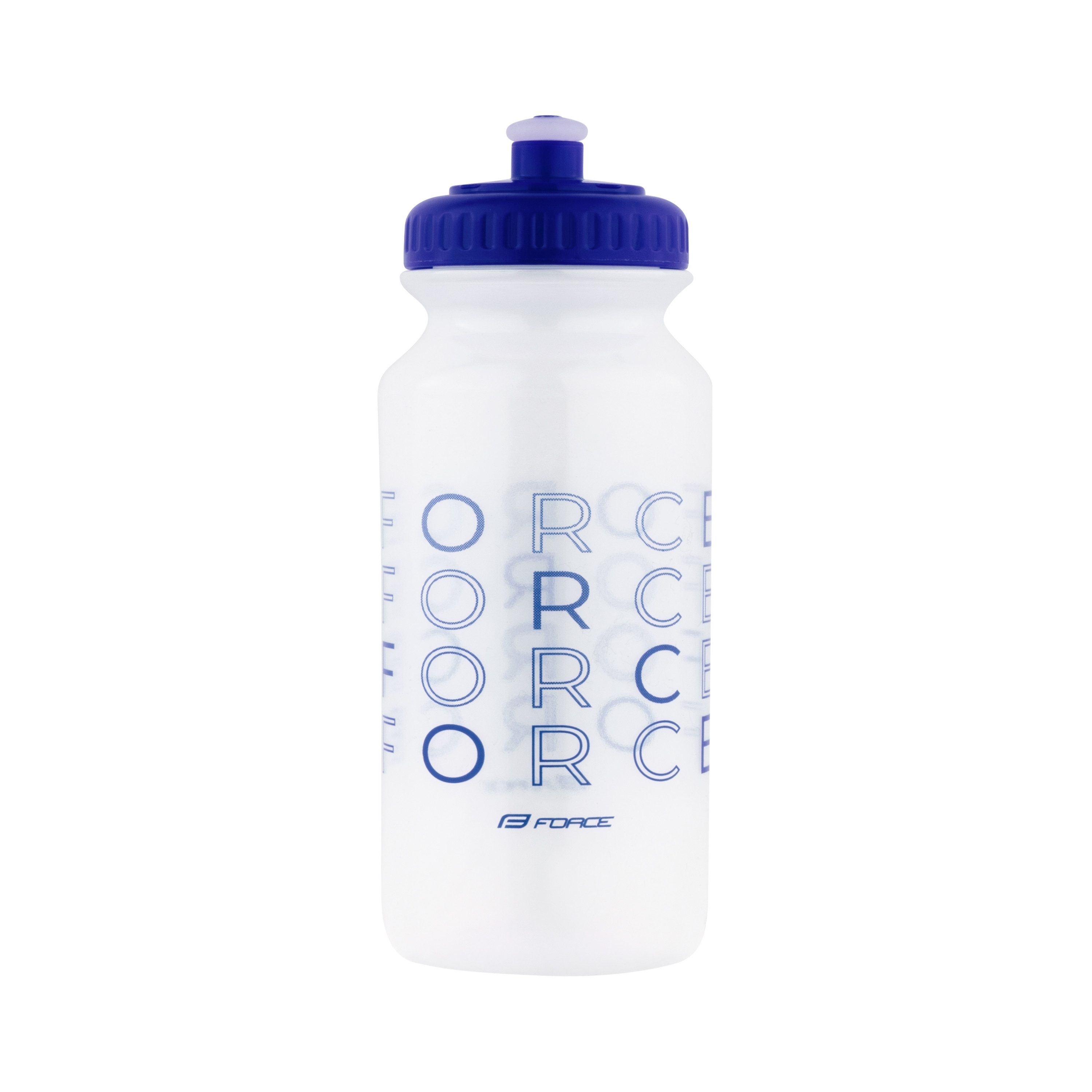 FORCE Trinkflasche Force Flasche Enjoy 0.5 l Blau Durchsichtig