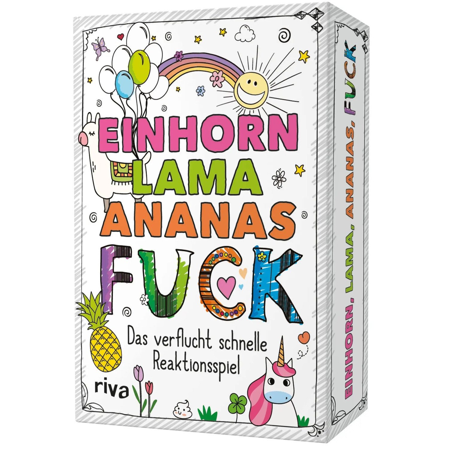 Riva Spiel Einhorn, Lama, Ananas, FUCK