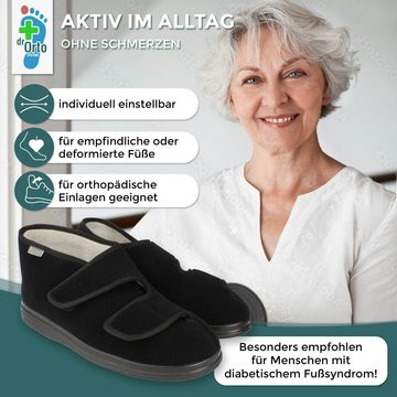 Dr. Orto Hakkas mit Klettverschluss für Damen & Herren Klettschuh Klettverschlüsse, Weite Öffnung des Schuhs