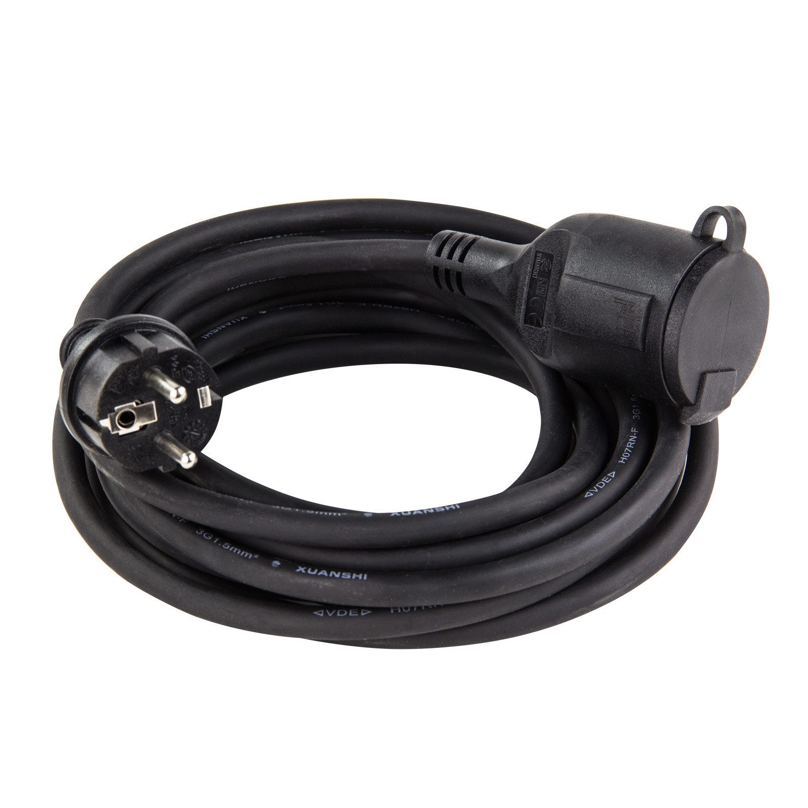 DEMA 5m Verlängerungskabel H07RN-F 3x1,5mm² Verlängerungskabel