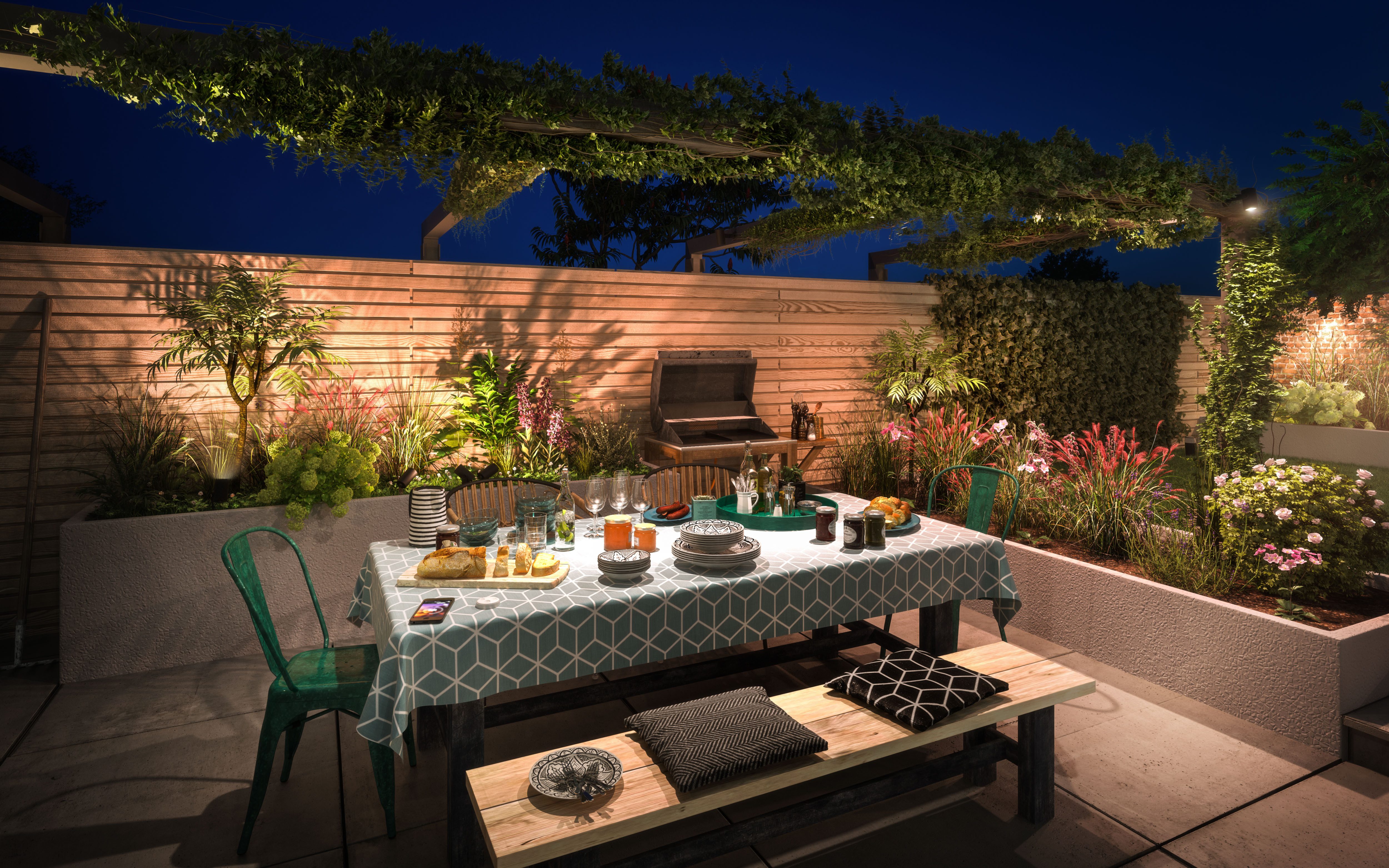 Philips Hue Verteiler Outdoor Niedervolt T-Stecker (1-St) – Bild 4 von 5