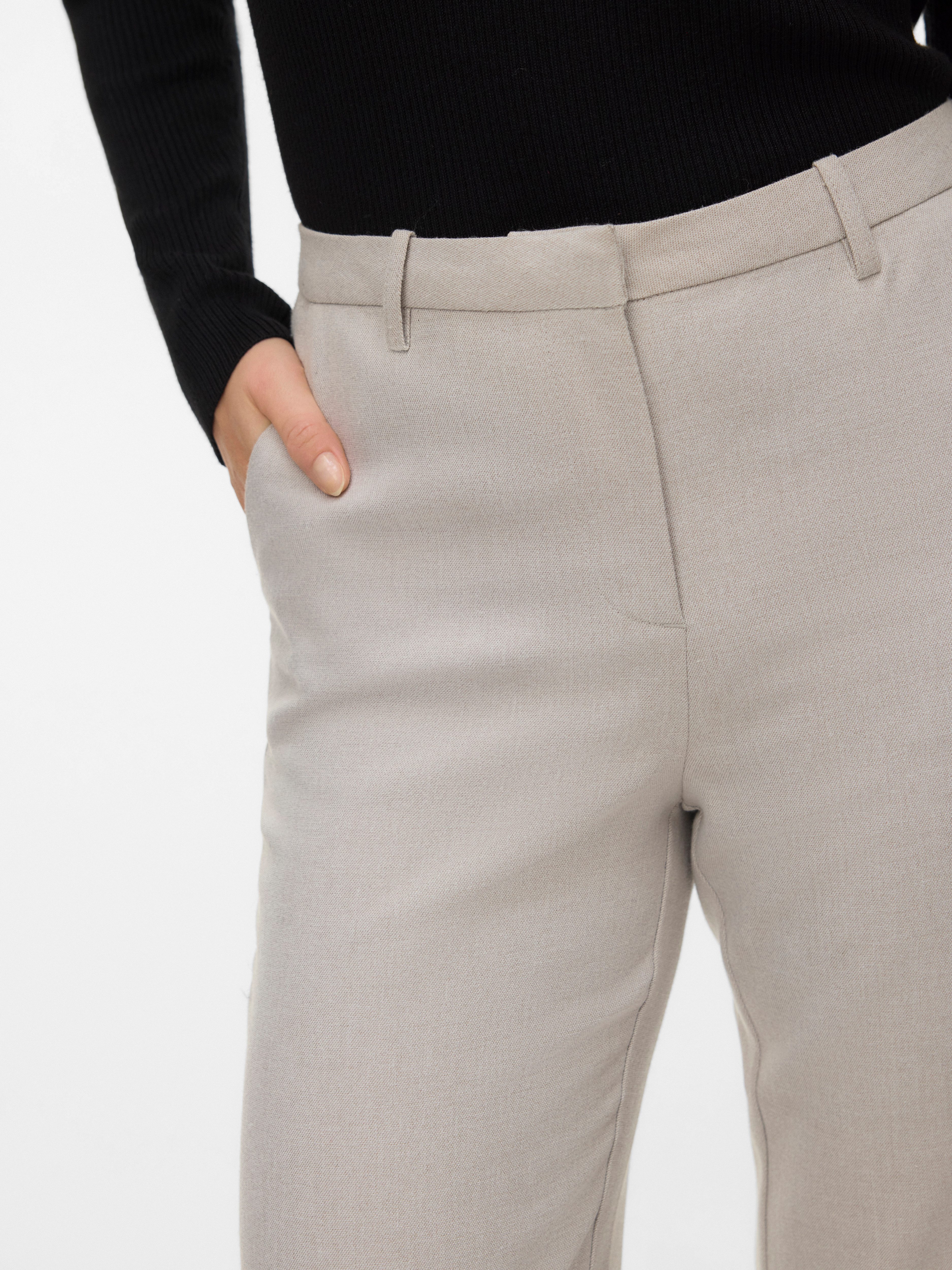 Vero Moda Anzughose VMZAMIRA BESTIE MW STRAIGHT PANT NOOS