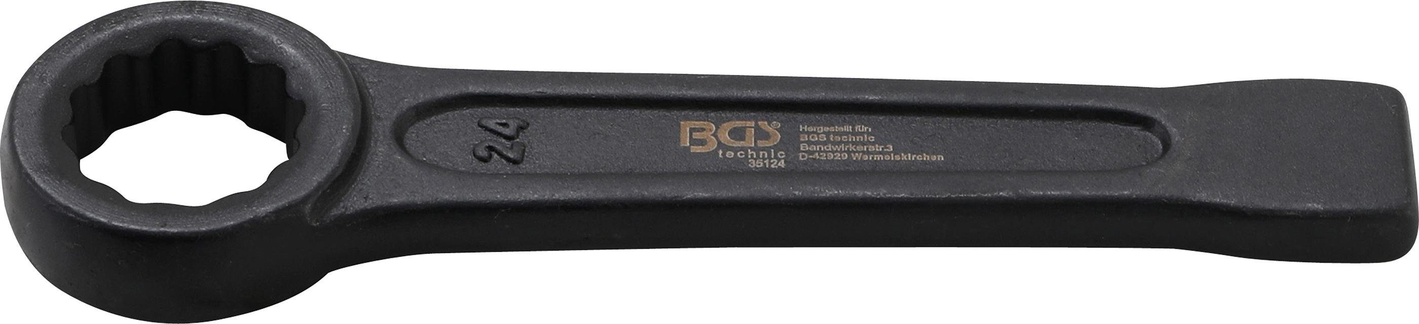 BGS technic Ringschlüssel Schlag-Ringschlüssel, SW 24 mm