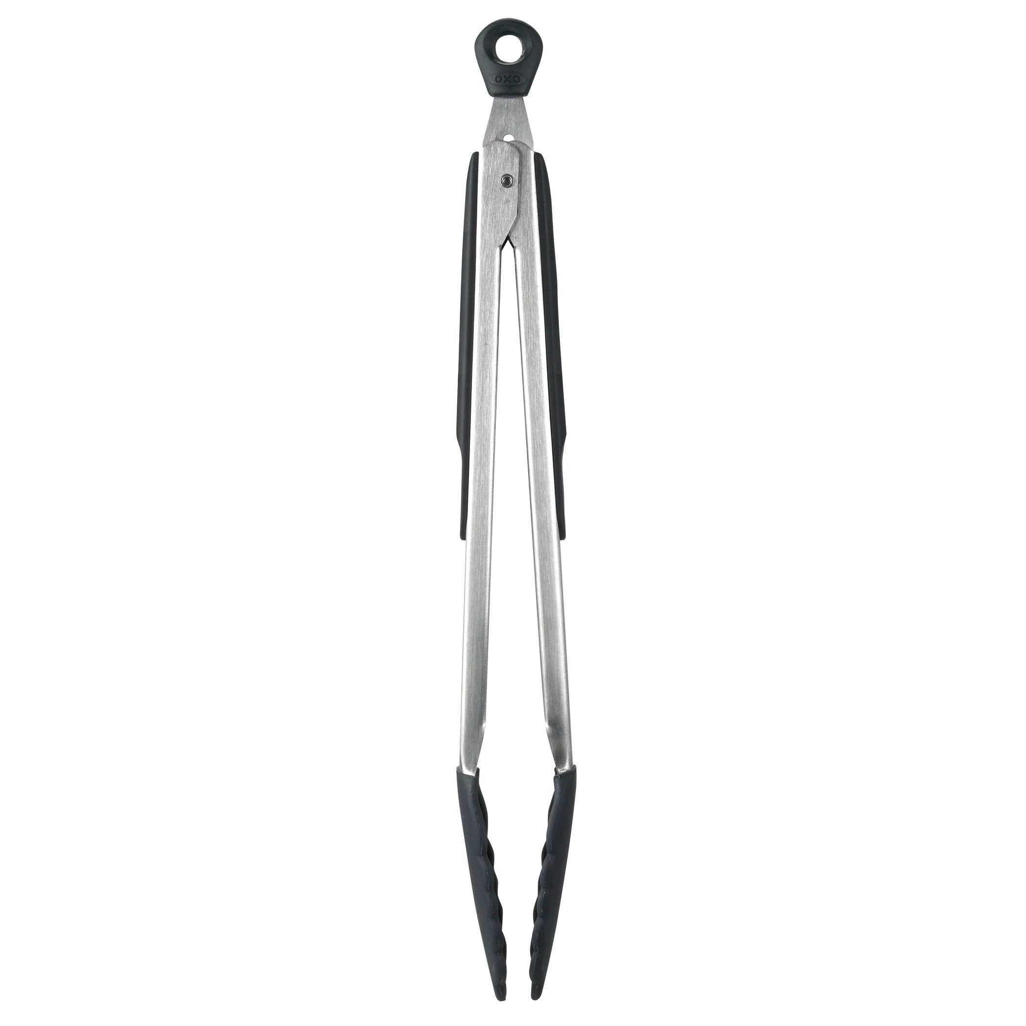 OXO Good Grips Kochzange OXO Zange mit Silikonköpfen – 30 cm, mit Antihaftbeschichtung und stabil für einfaches Greifen und Wenden