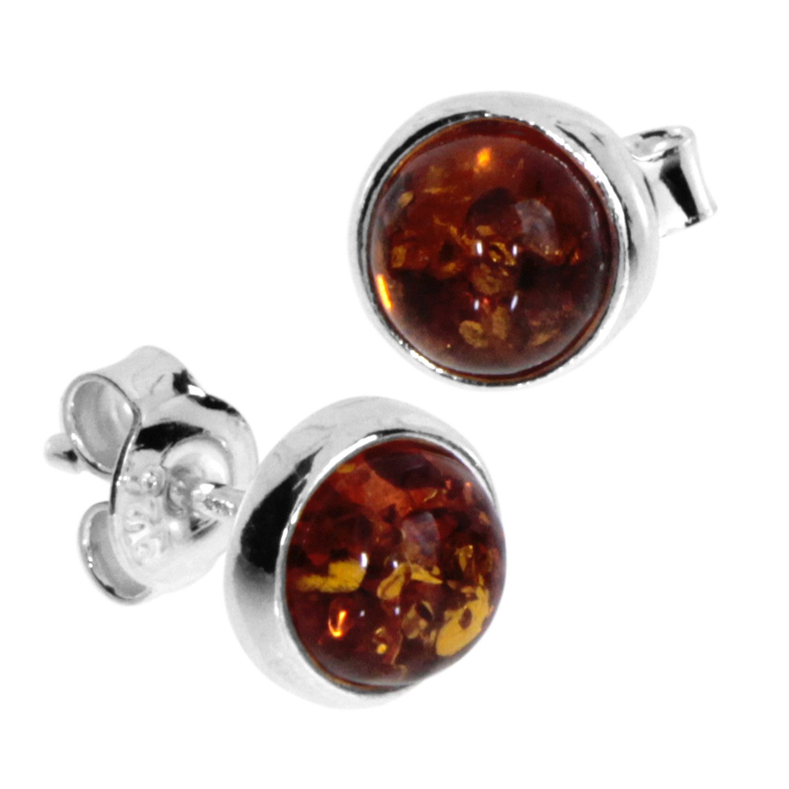 Paar Ohrstecker Ostsee-Schmuck Ohrstecker Classic 6 mm Ohrstecker Classic 6 mm