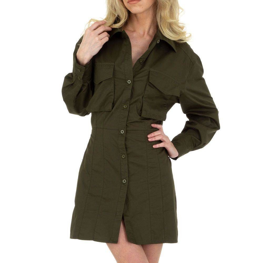 Military Khaki in Minikleid Minikleid Damen Ital-Design