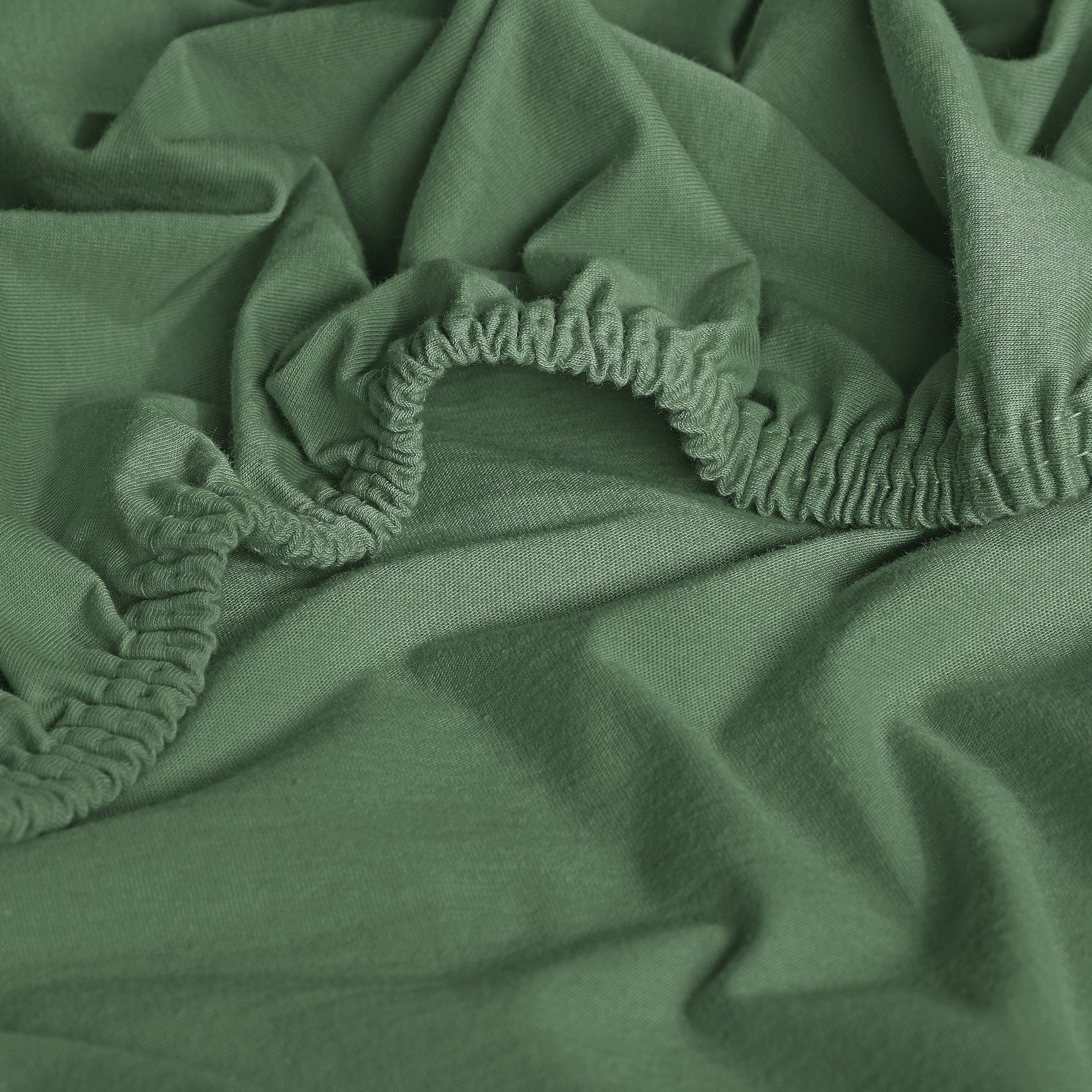 Erwin Müller Spannbettlaken Boxspringbett-Spannbettlaken "Freising", Jersey, Gummizug: Rundumgummi, (1 Stück), Multi-Stretch Single-Jersey Uni – Bild 4 von 4