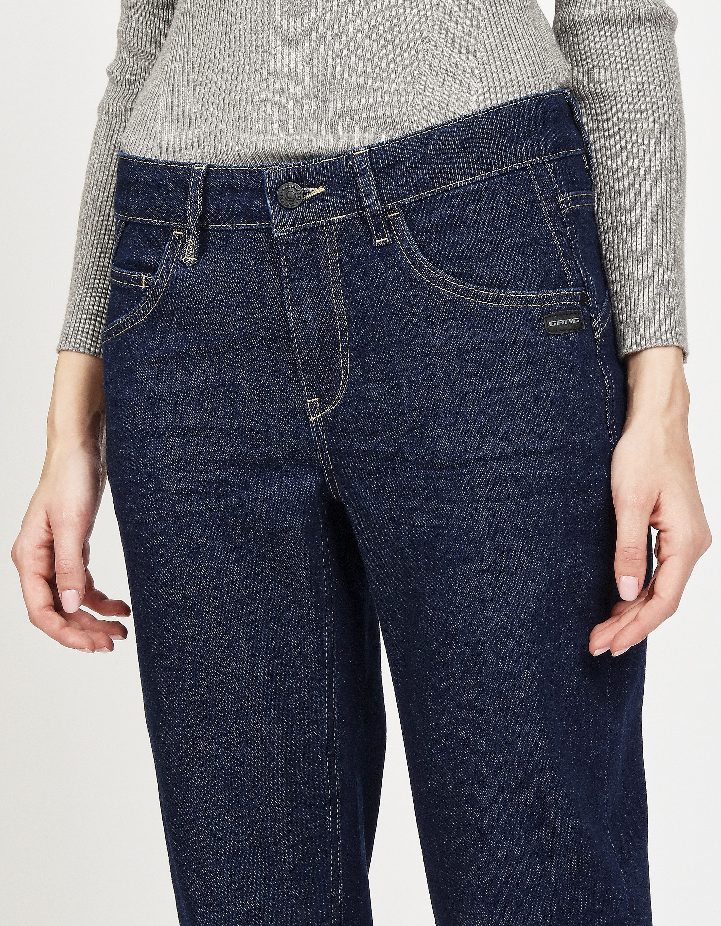 GANG 5-Pocket-Jeans 94JOLINE BOYFRIEND in cropped Länge