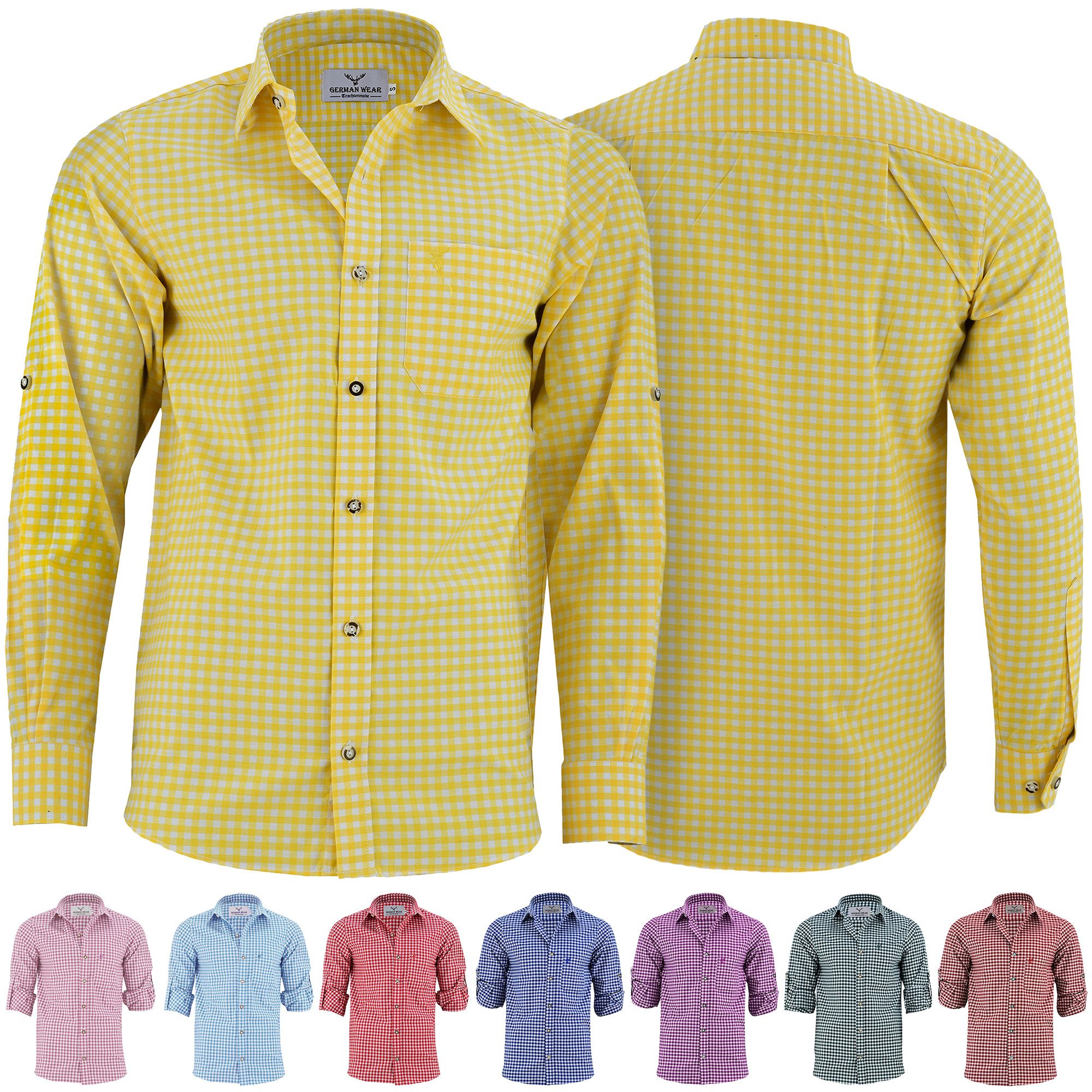 German Wear Trachtenhemd GW120x Trachtenhemd Langarm günstig online kaufen