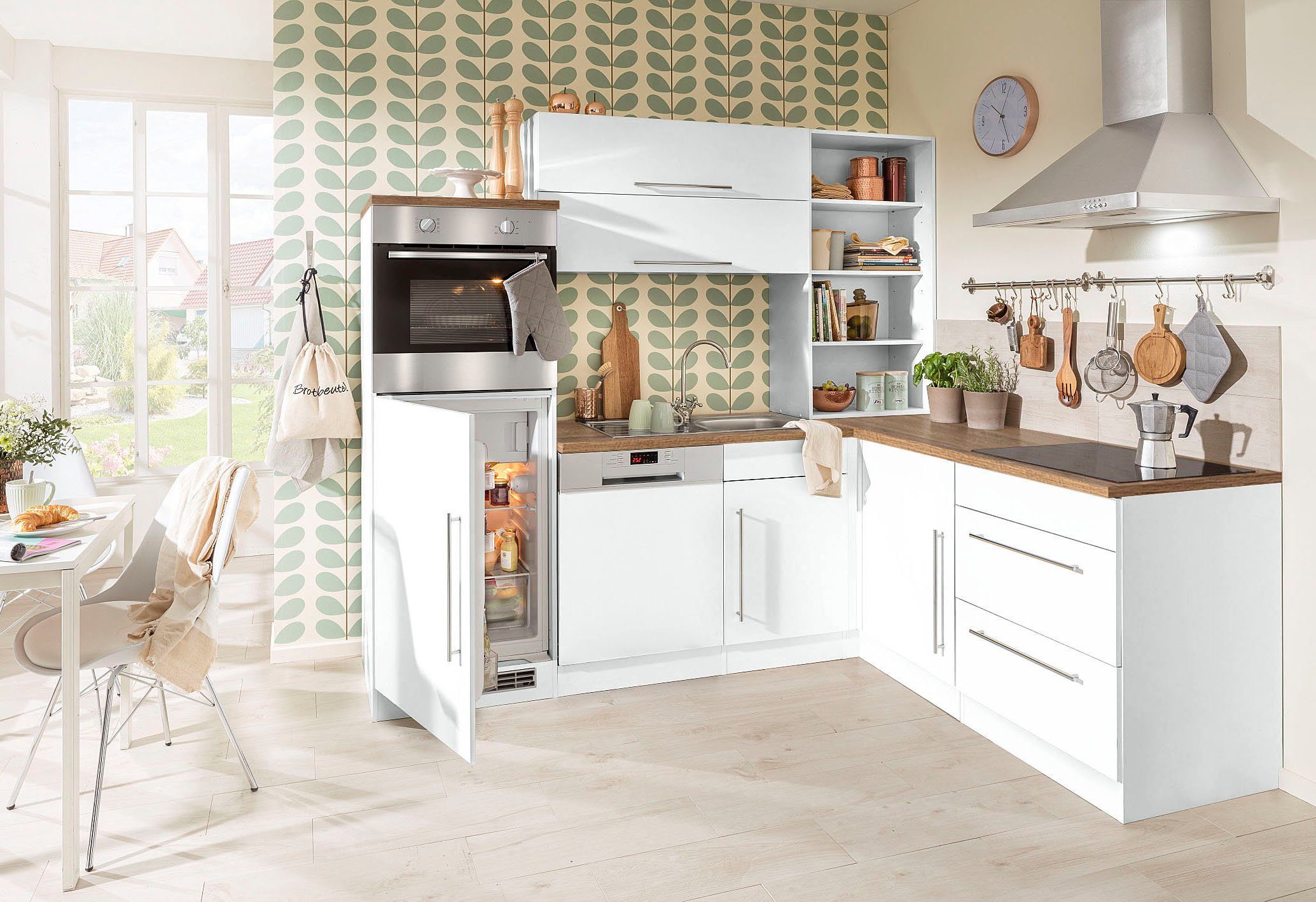 KOCHSTATION Spülenschrank KS-Samos 110 cm breit, inkl. Tür/Sockel für Geschirrspüler – Bild 2 von 5