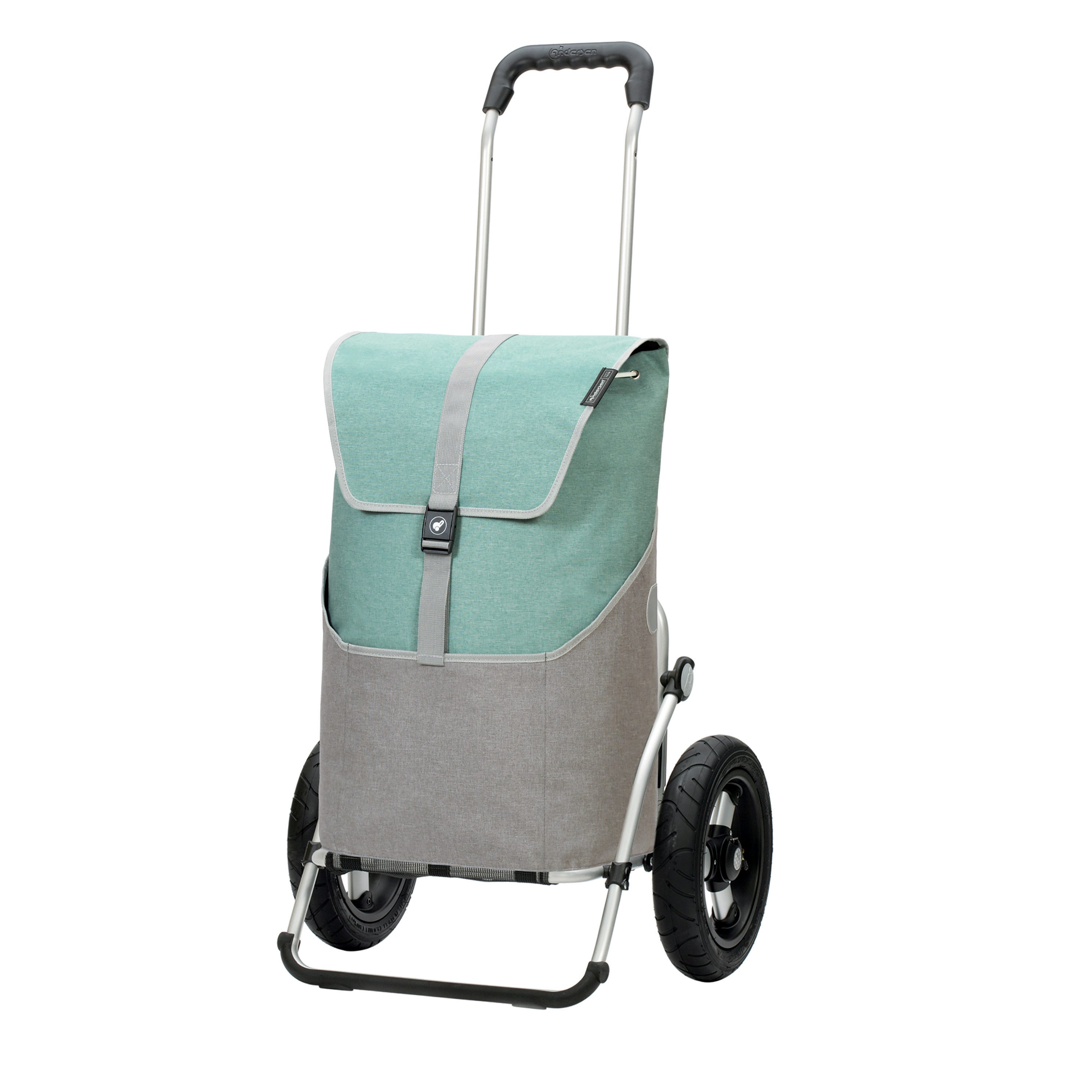 Andersen Einkaufstrolley Royal Shopper Vigo mint, klappbare Ladefläche, belastbar bis 50kg, wasserabweisend