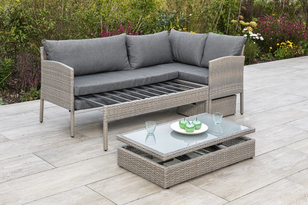 Gartenmöbel Ambiente Gartenlounge-Set Manuta, (Balkonset)