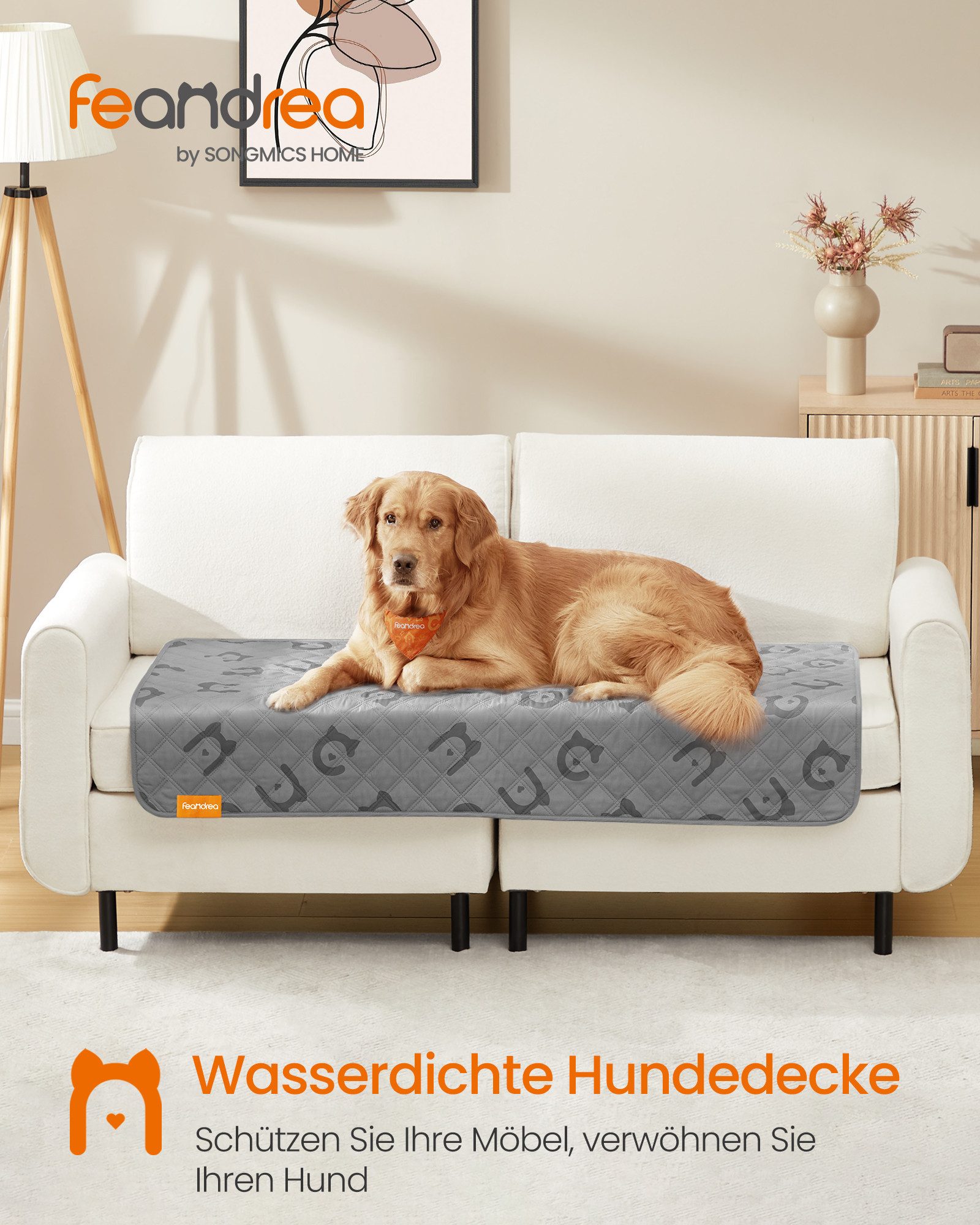 FEANDREA Tierdecke, Wasserdichte Hundedecke,Autoschondecke für Haustiere, S günstig online kaufen