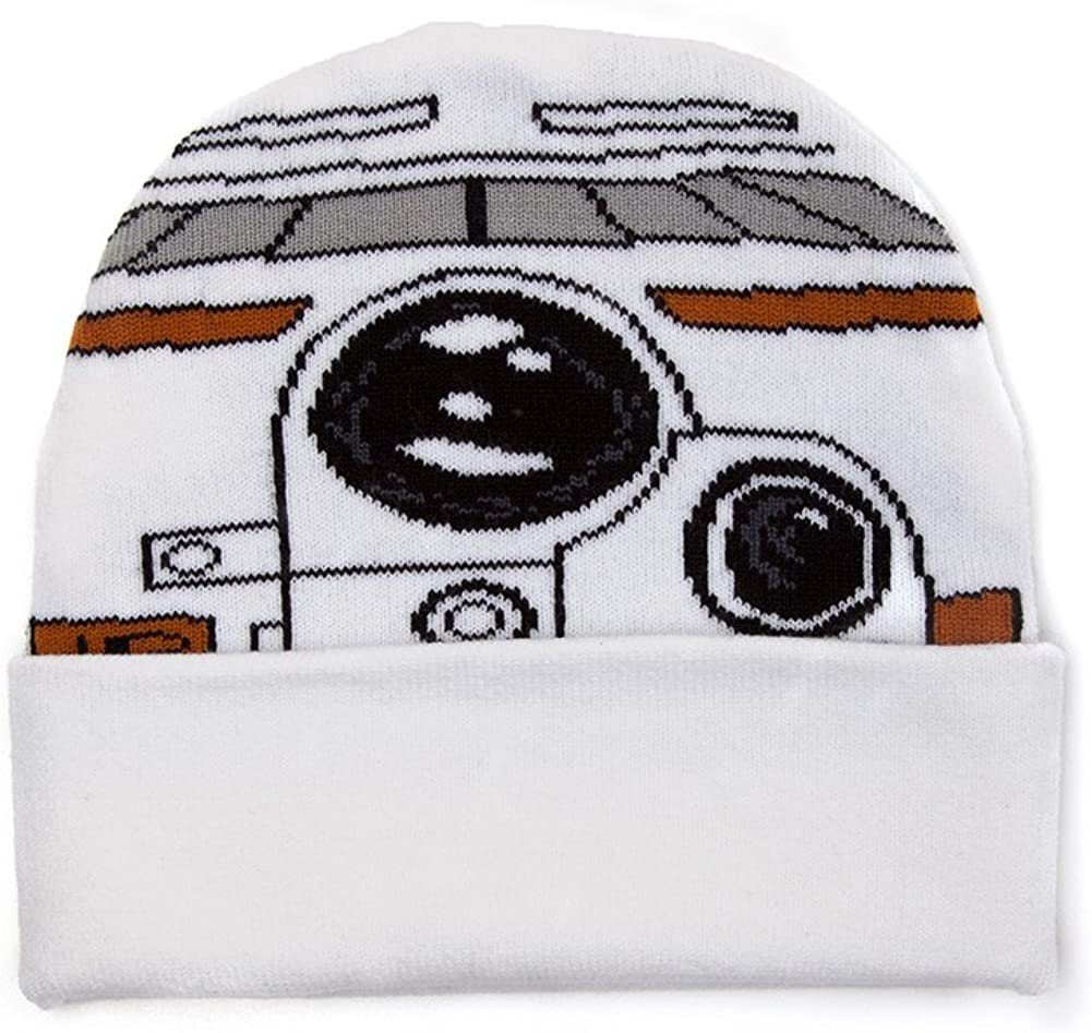 Star Wars Strickmütze STAR WARS Mütze Kinder + Jungen + Mädchen Wintermütze  weich + warm, Lizensierter Star Wars Fanartikel Kindermütze warm + weich.