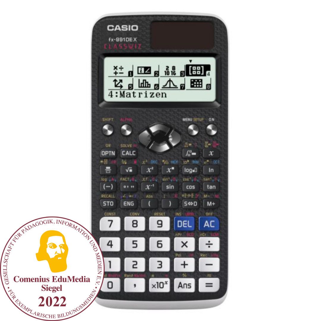 CASIO Taschenrechner fx-991DE X ClassWiz - technisch-wissenschaftlicher Taschenrechner
