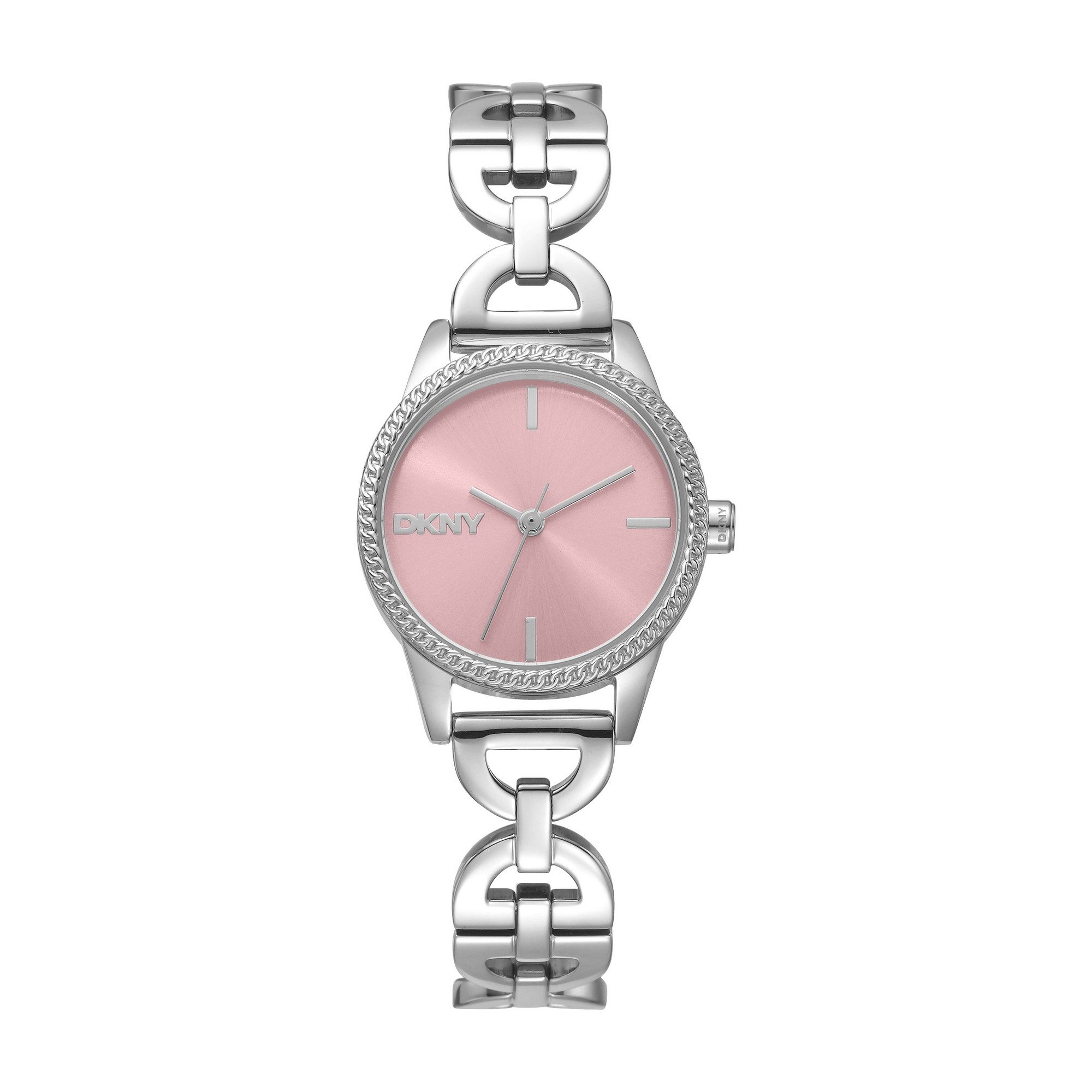 DKNY Quarzuhr Open Link Watch DK1L113M0225, Armbanduhr, Damenuhr, Edelstahlarmband, analog