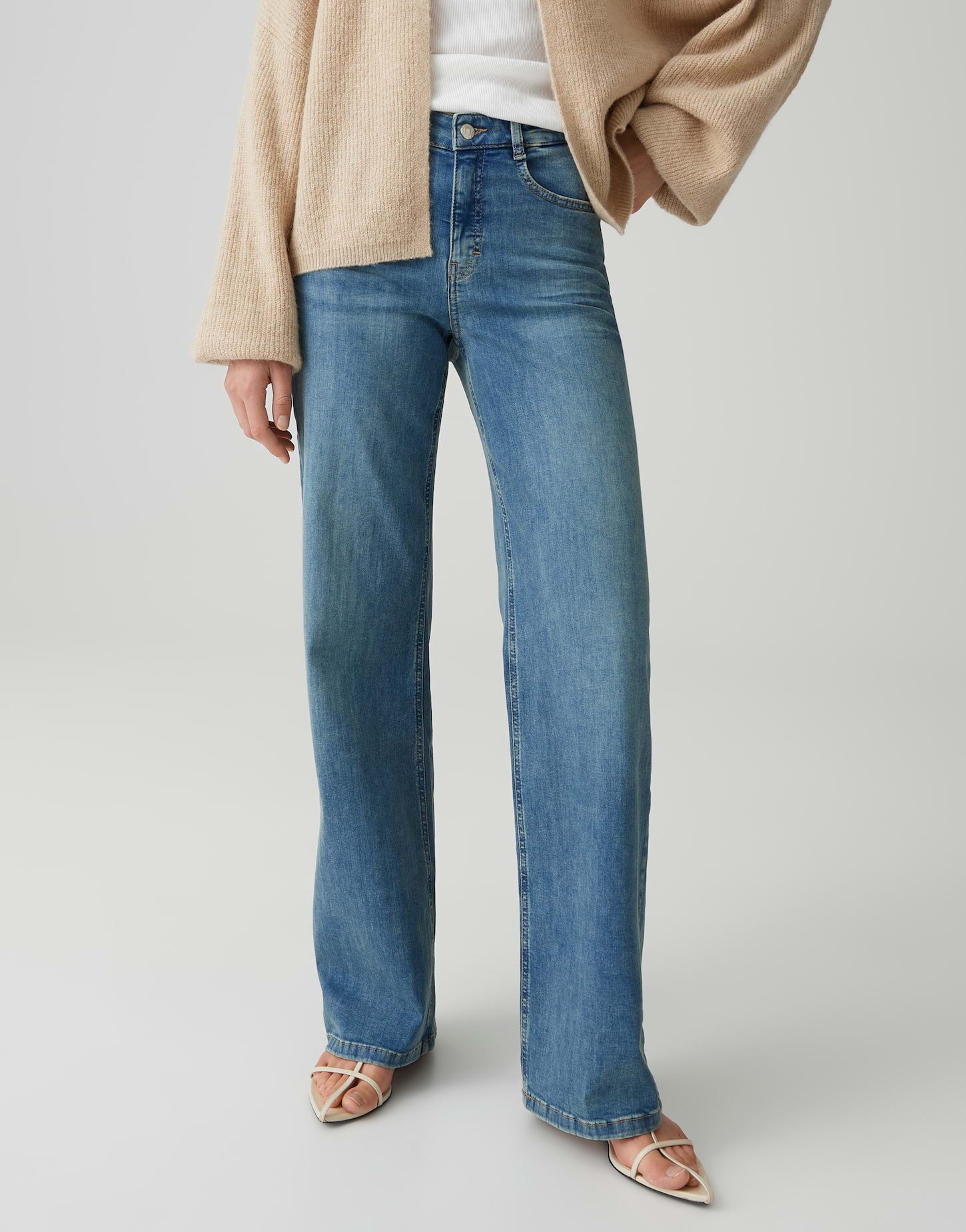 Weite Jeans MELLY MODERN mit Powerstretch Mid Rise