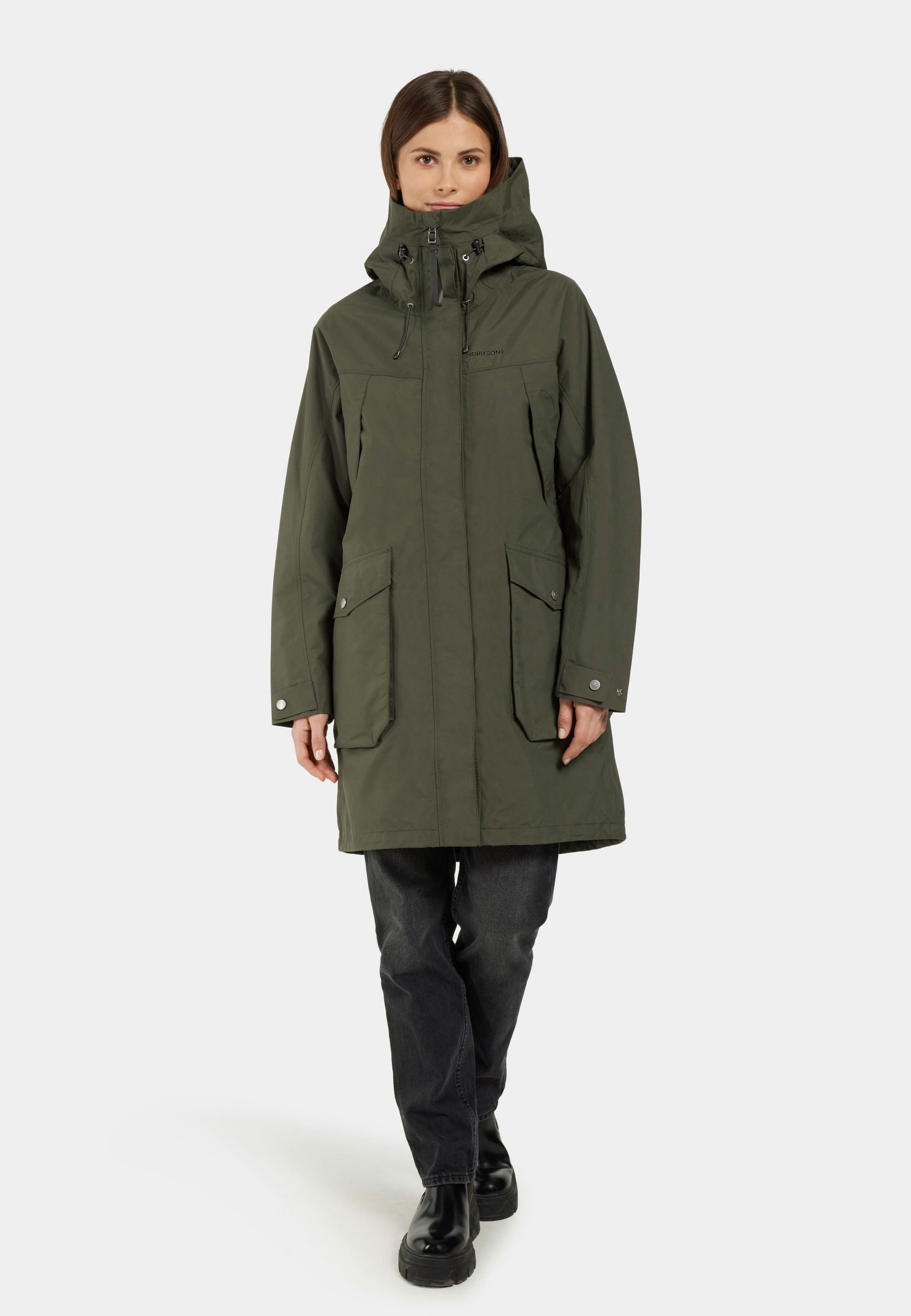 Didriksons Funktionsparka Damen Übergangsjacke Regenjacke Wasserdicht THELM günstig online kaufen