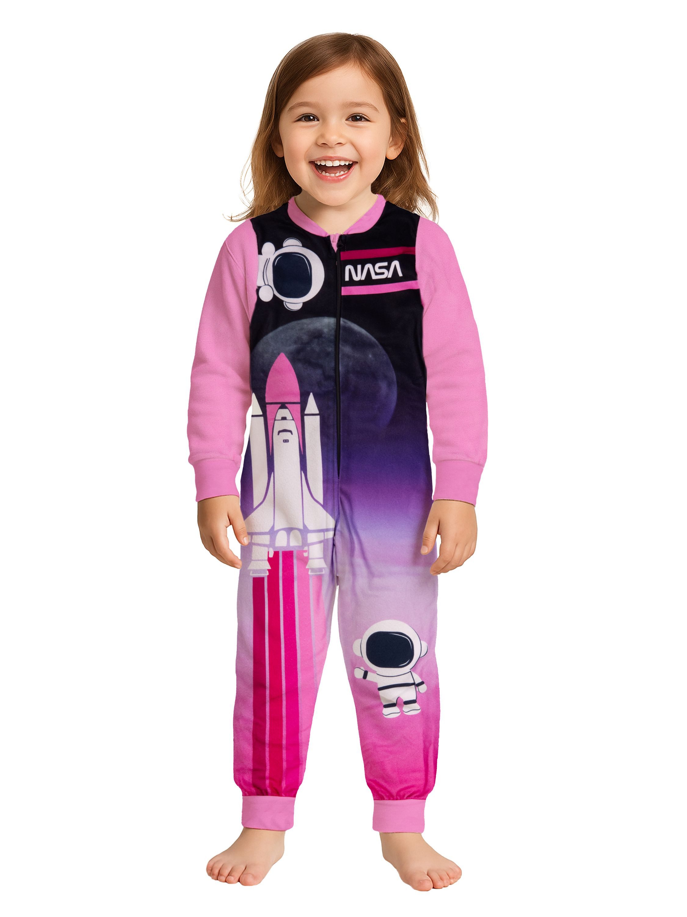 Jumpsuit NASA - Shuttle und Astronauten - Overall mit Reißverschluss