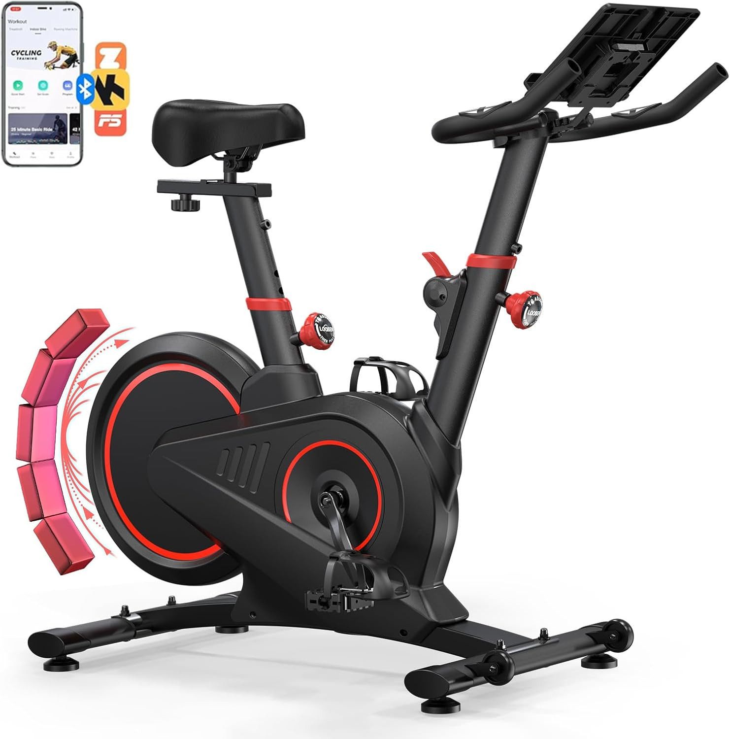 Heimtrainer Fahrrad mit Magnetischem Einstellbar