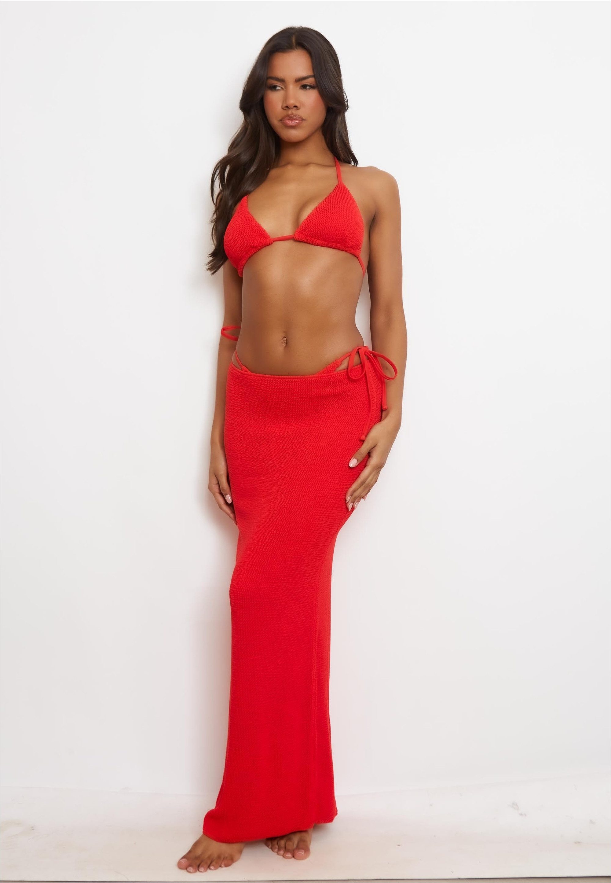 Moda Minx Sommerrock Scrunch Long (1-tlg) mit strukturiertem Scrunch-Material – Bild 2 von 5