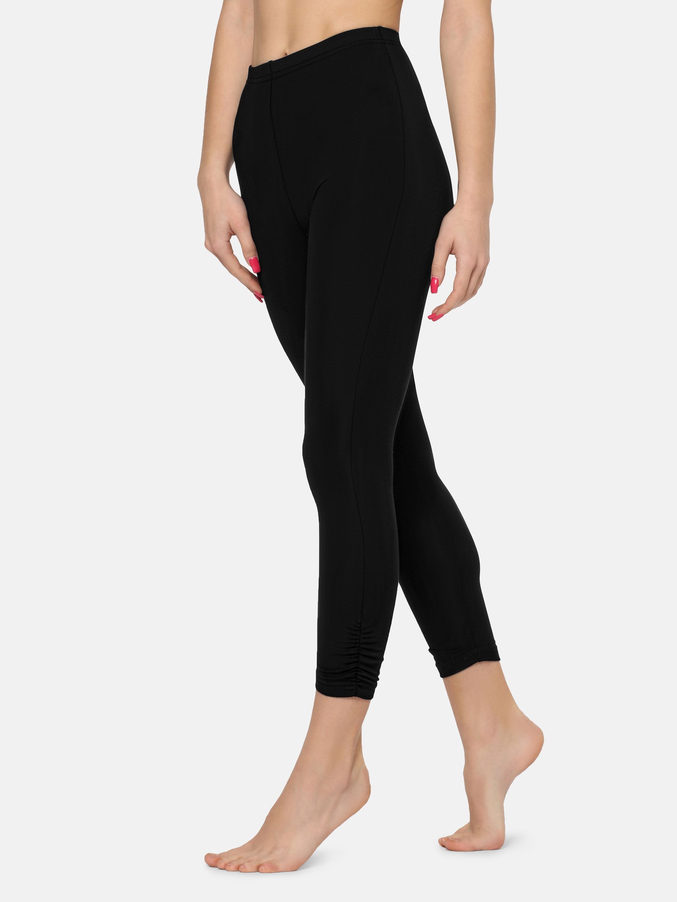 Merry Style Leggings Damen 7/8 Hosen mit Falten MS10-424 (1-tlg) elastischer Bund