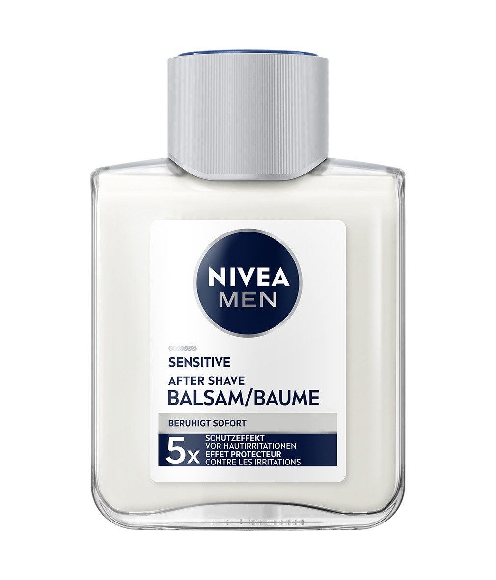 Nivea Men After Shave Lotion Sensitive After Shave Balsam 2 x 100ml, 2-tlg.