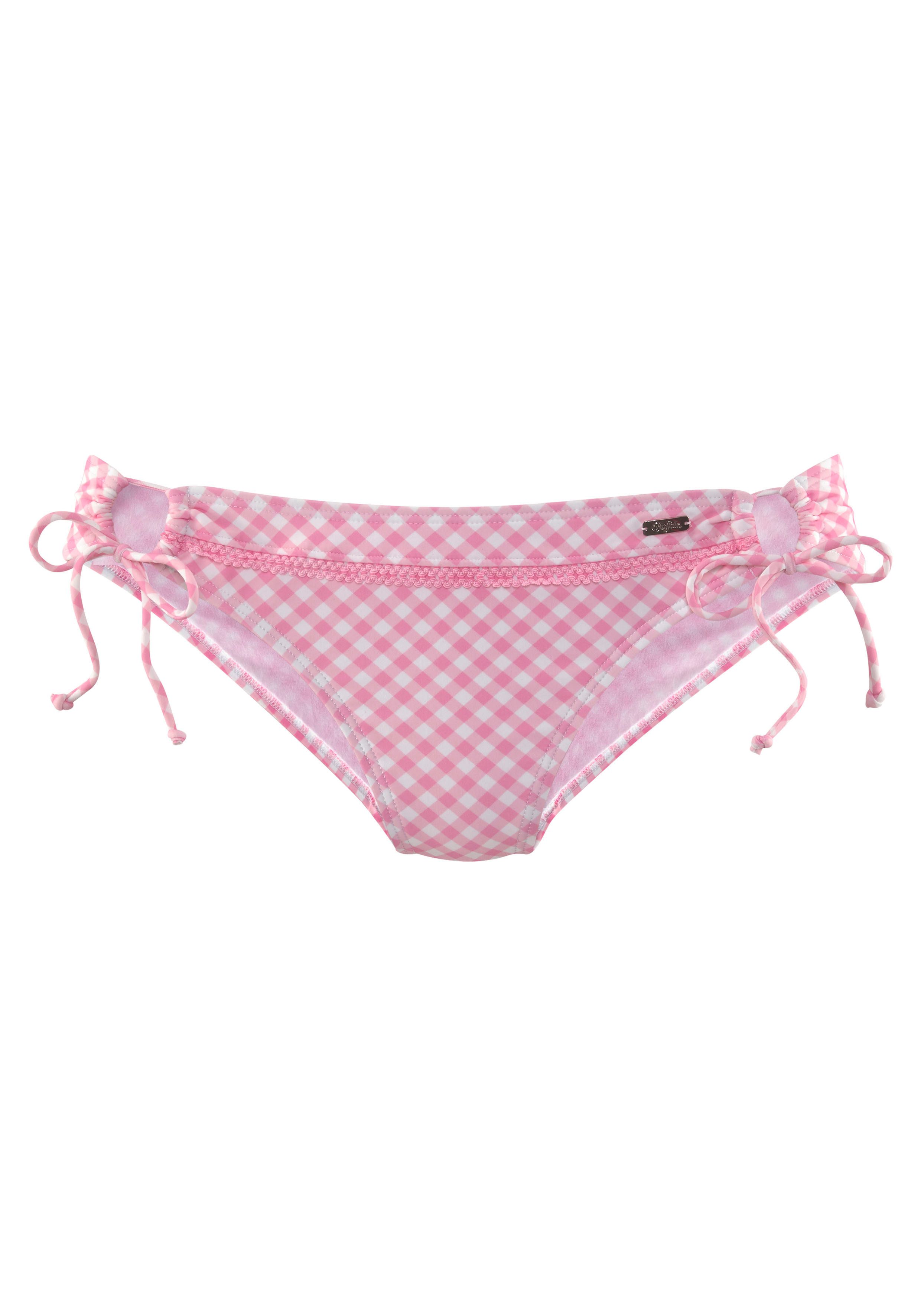 Buffalo Bikini-Hose Karo mit Zierborte. Reduzierter Preis € 16,99. Unverbindliche Preisempfehlung € 24,99