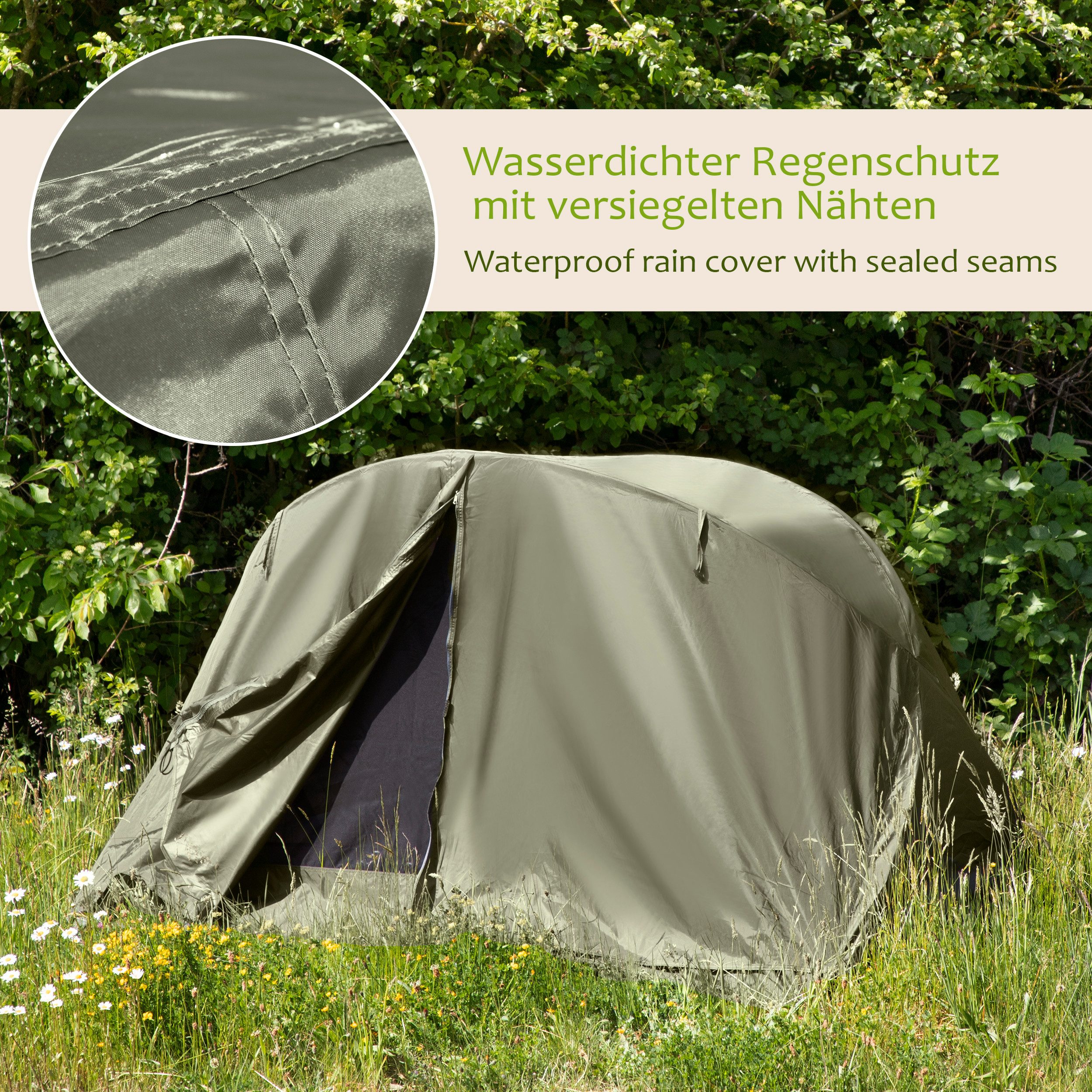 ONVAYA Moskitonetz ǀ Insektenschutzzelt ǀ für 2 Personen ǀ einfacher Aufbau ǀ Camping