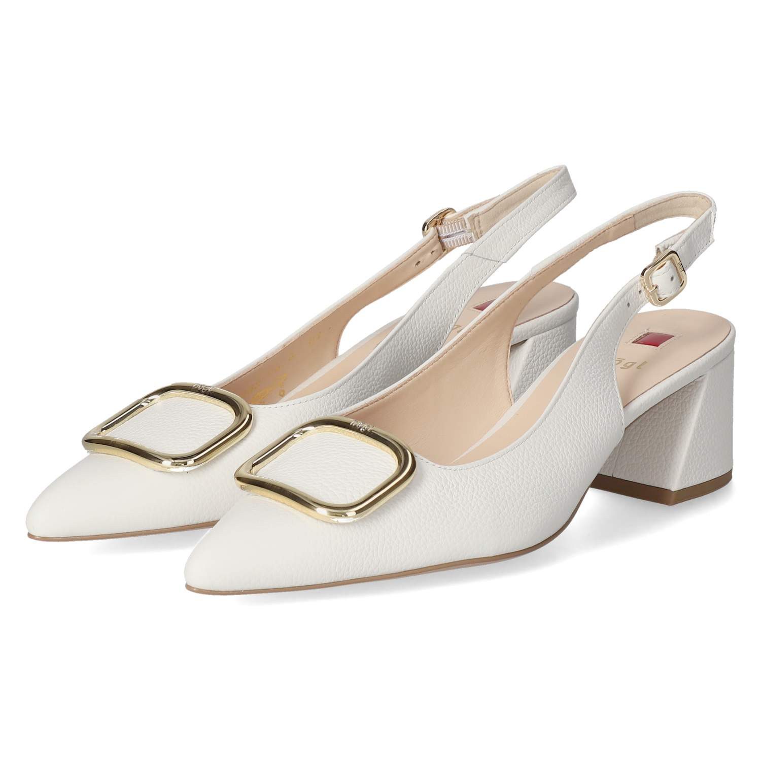 Högl Högl 11046231200 Damen Glattleder beige Slingpumps günstig online kaufen