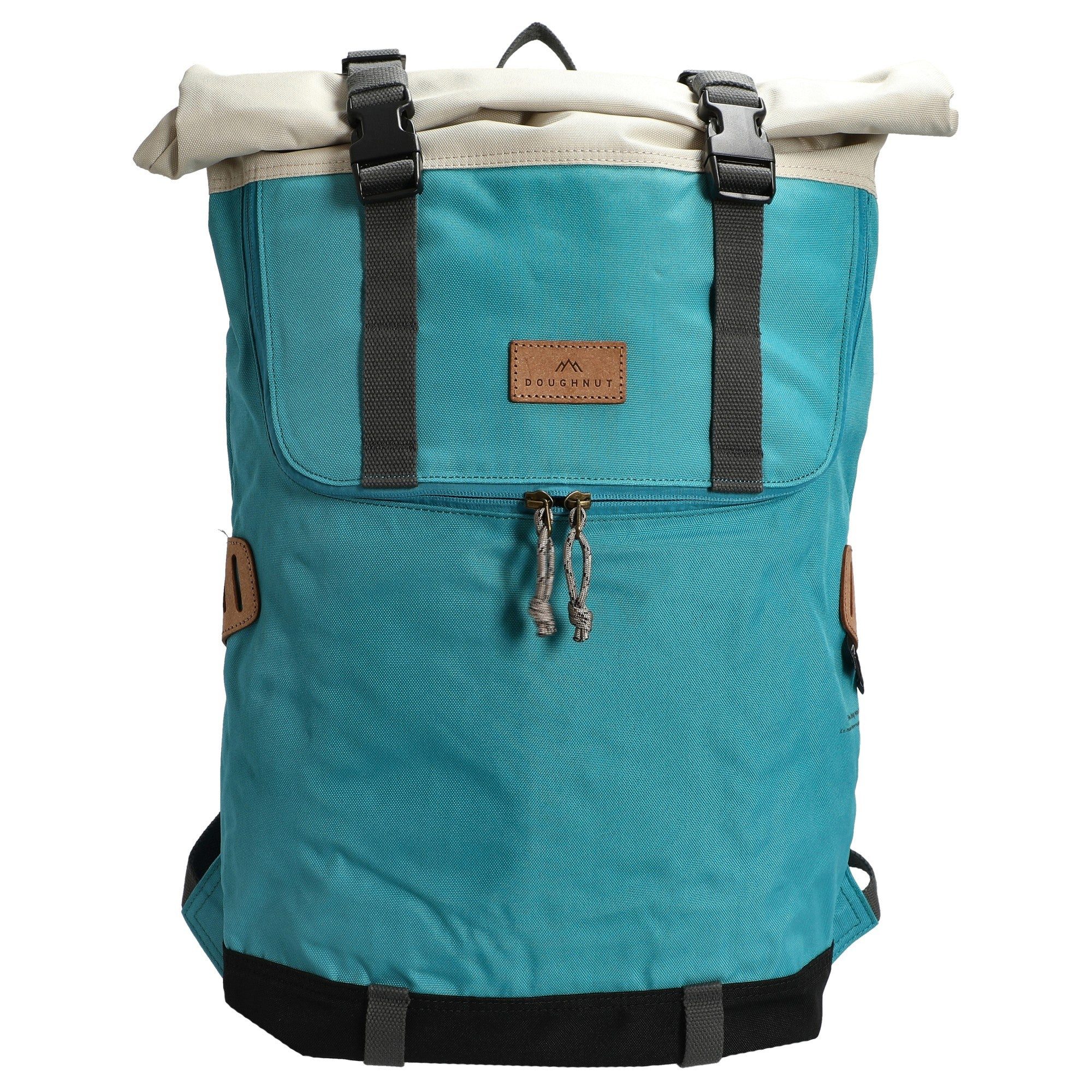 Doughnut Rucksack Christopher Reborn 18 - Rolltop Rucksack 15" 45 cm (lagoon x stone)