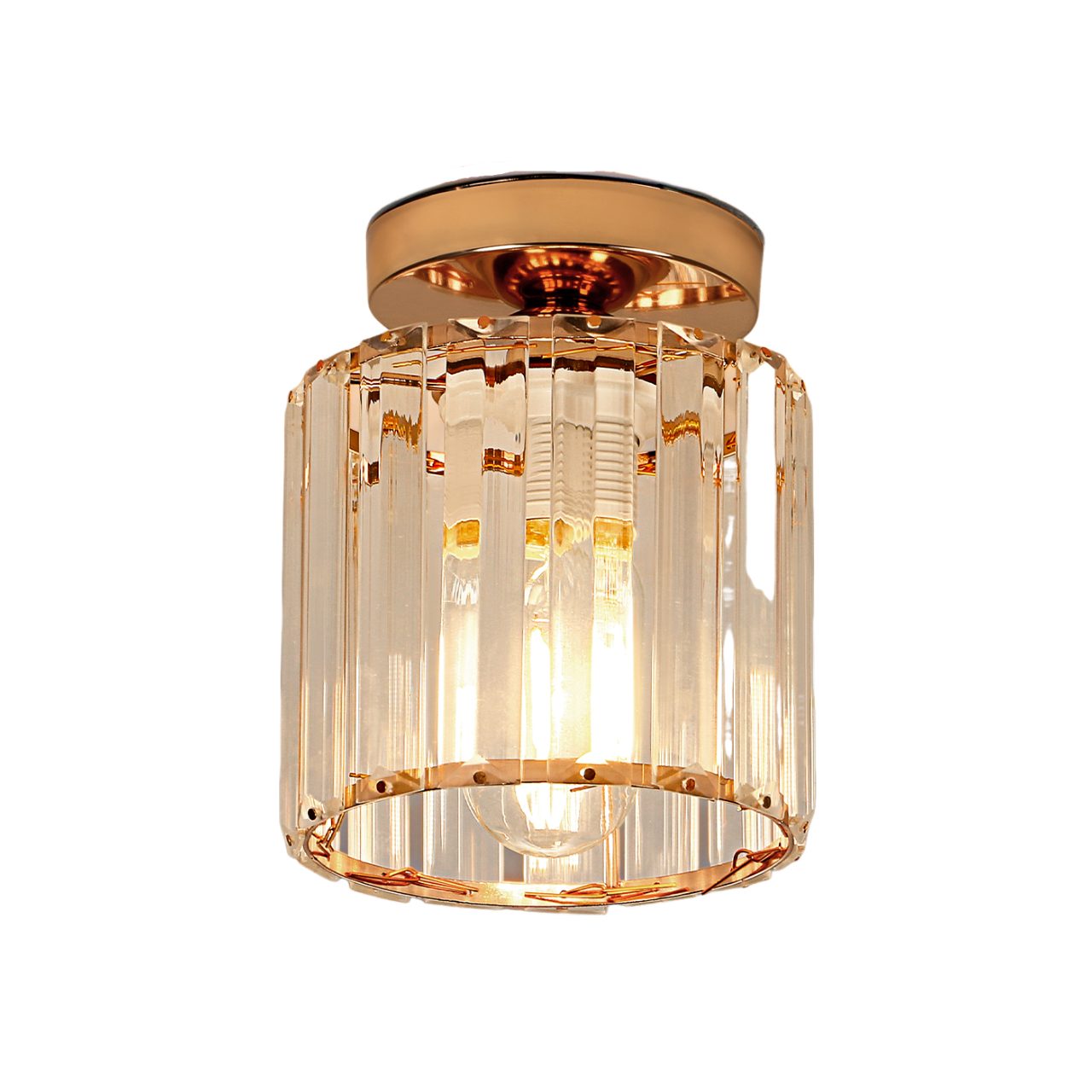 Riserva Dekolicht Kristall Innenlampe, Wohnzimmer Deckenlampe, günstig online kaufen
