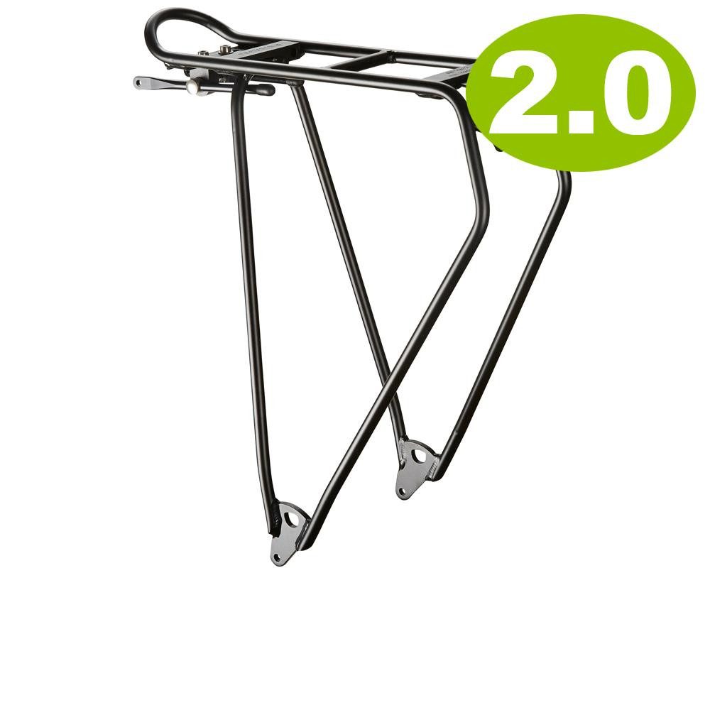 racktime Fahrrad-Gepäckträger Racktime Lightit 2.0 Gepäckträger 28" schwarz  Leichter Aluminium-Fah