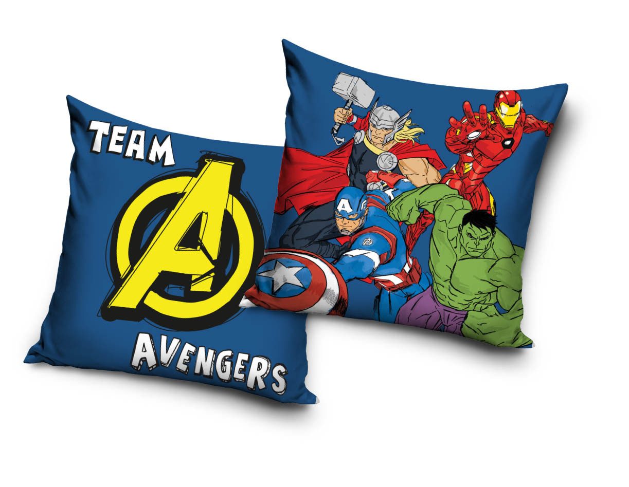 MARVEL Dekokissen Avengers Velour Kissen Dekokissen 40 x 40 cm