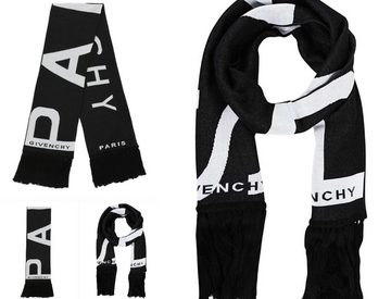 GIVENCHY Strickschal GIVENCHY Football Iconic Scarf Unisex Paris Logo Schal Mufflers Stola