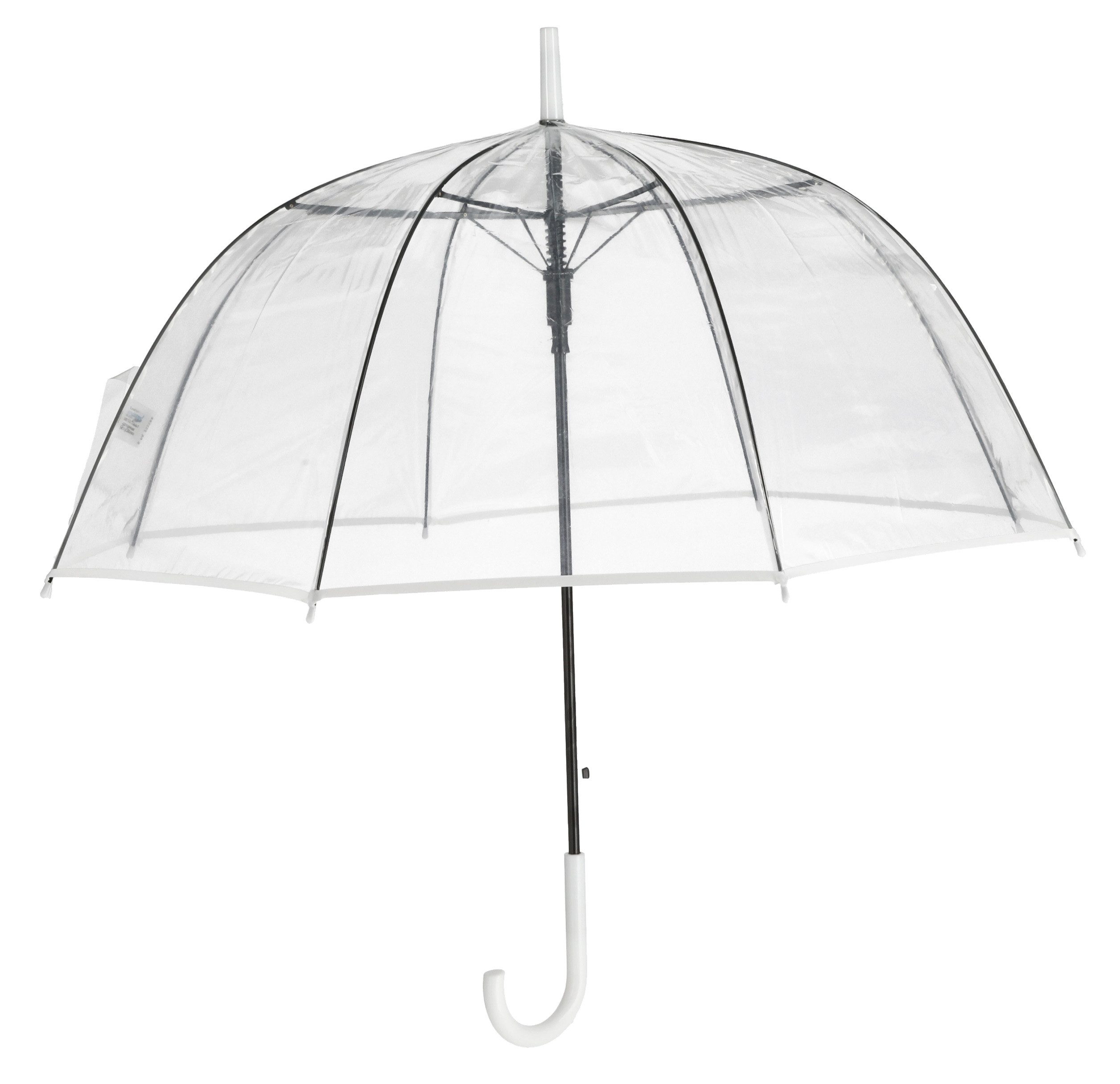 Meinposten Stockregenschirm Regenschirm Glockenschirm Glockenform transpare günstig online kaufen
