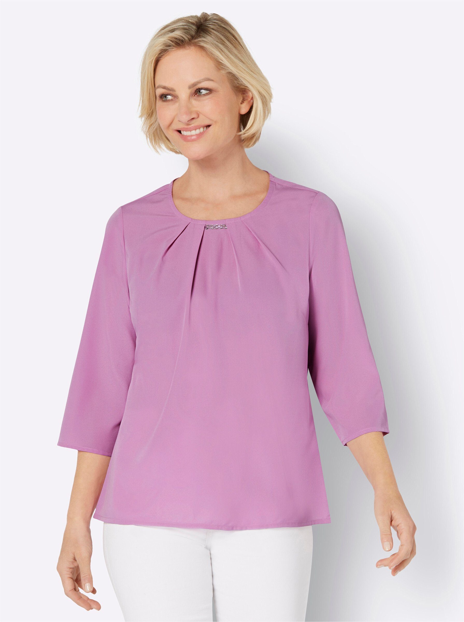 Klassische Bluse Schlupfbluse