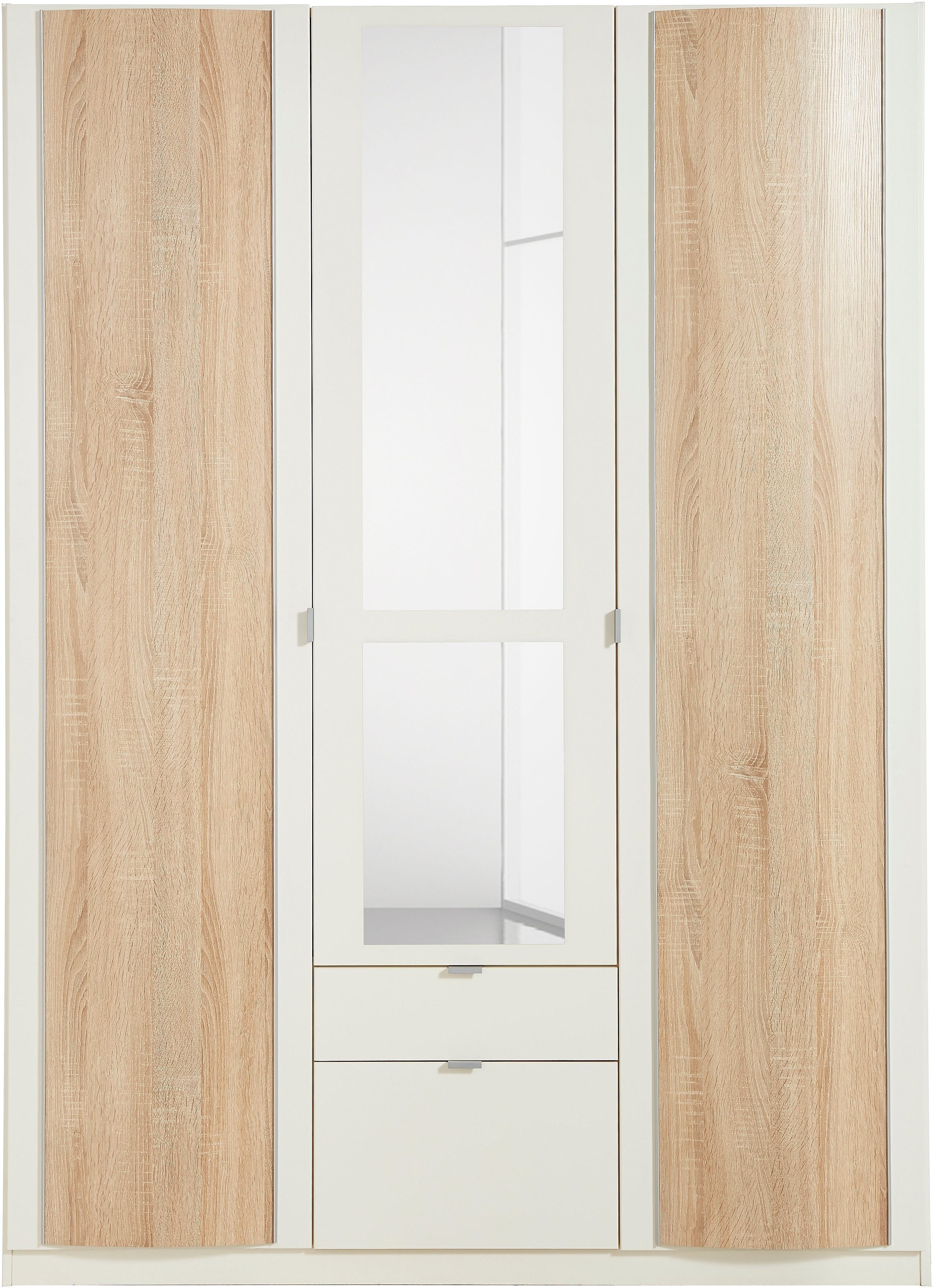 priess Kleiderschrank mit gerundeten Elementen auf den Außentüren günstig online kaufen