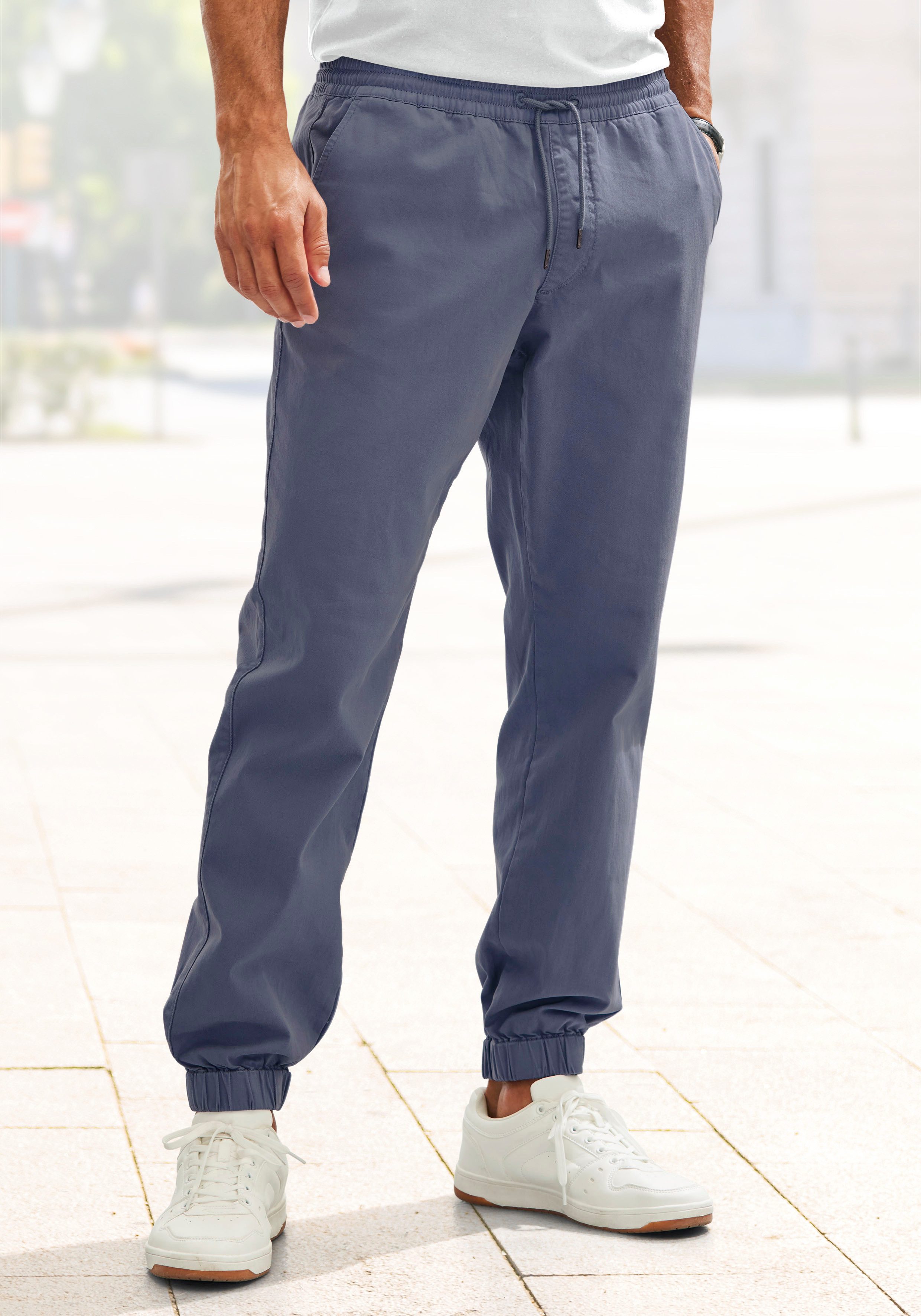 John Devin Jogger Pants Jogg Pants aus elastischer Baumwoll-Qualität