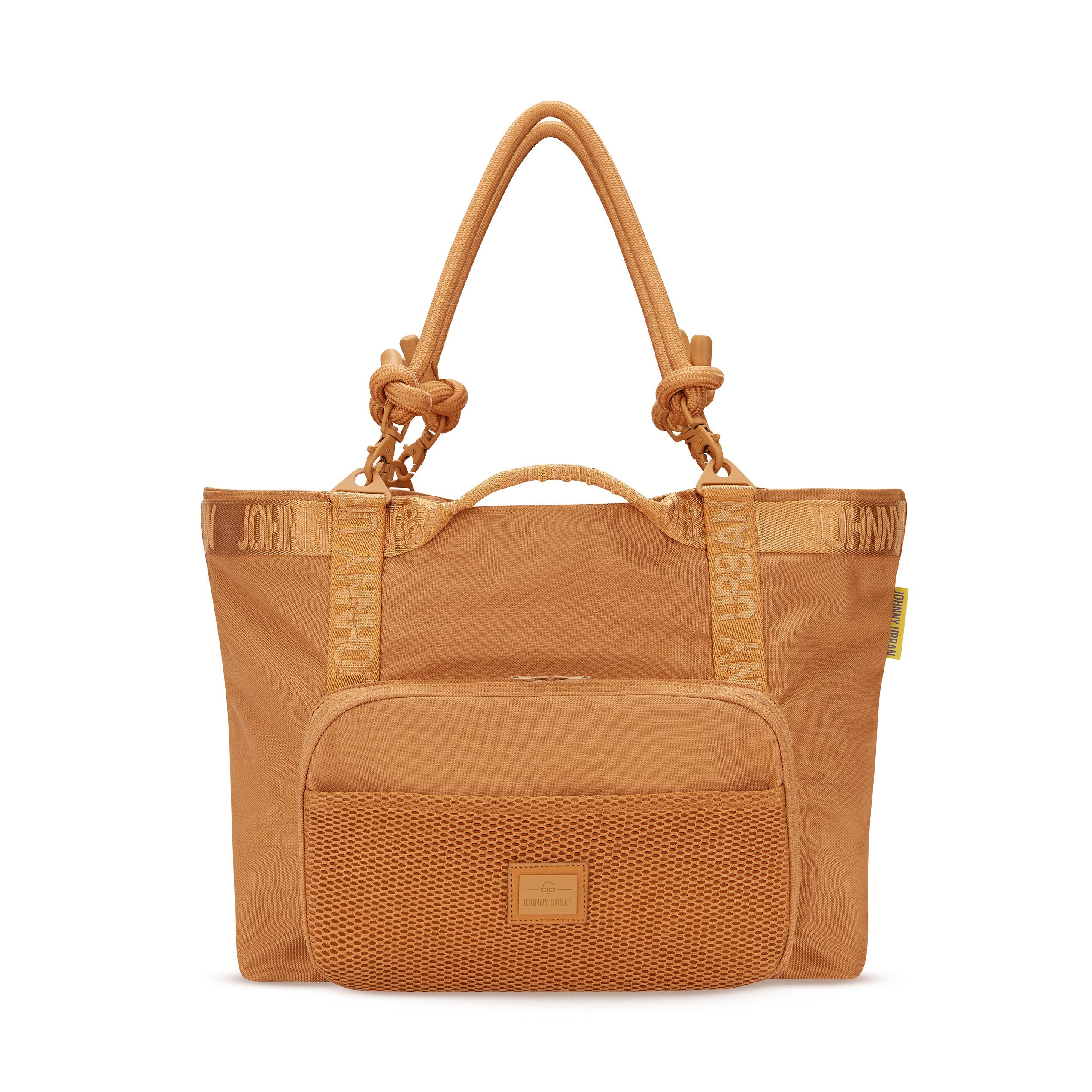 Johnny Urban Shopper CASSIE Schultertasche Damen Große Shopper, Faltbare Reisetasche, Wasserabweisend Caramel