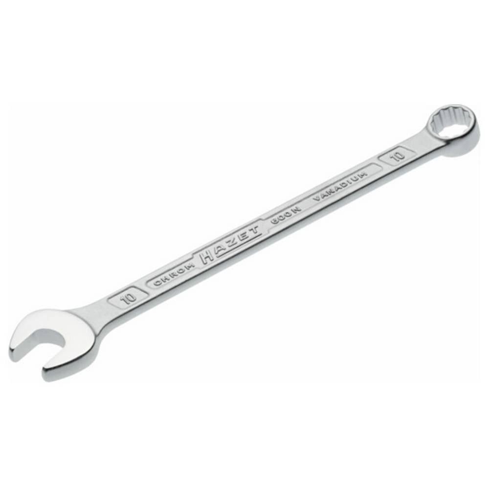 HAZET Ringschlüssel Ring-Maulschlüssel, extra lang, SW 10 600LG-10