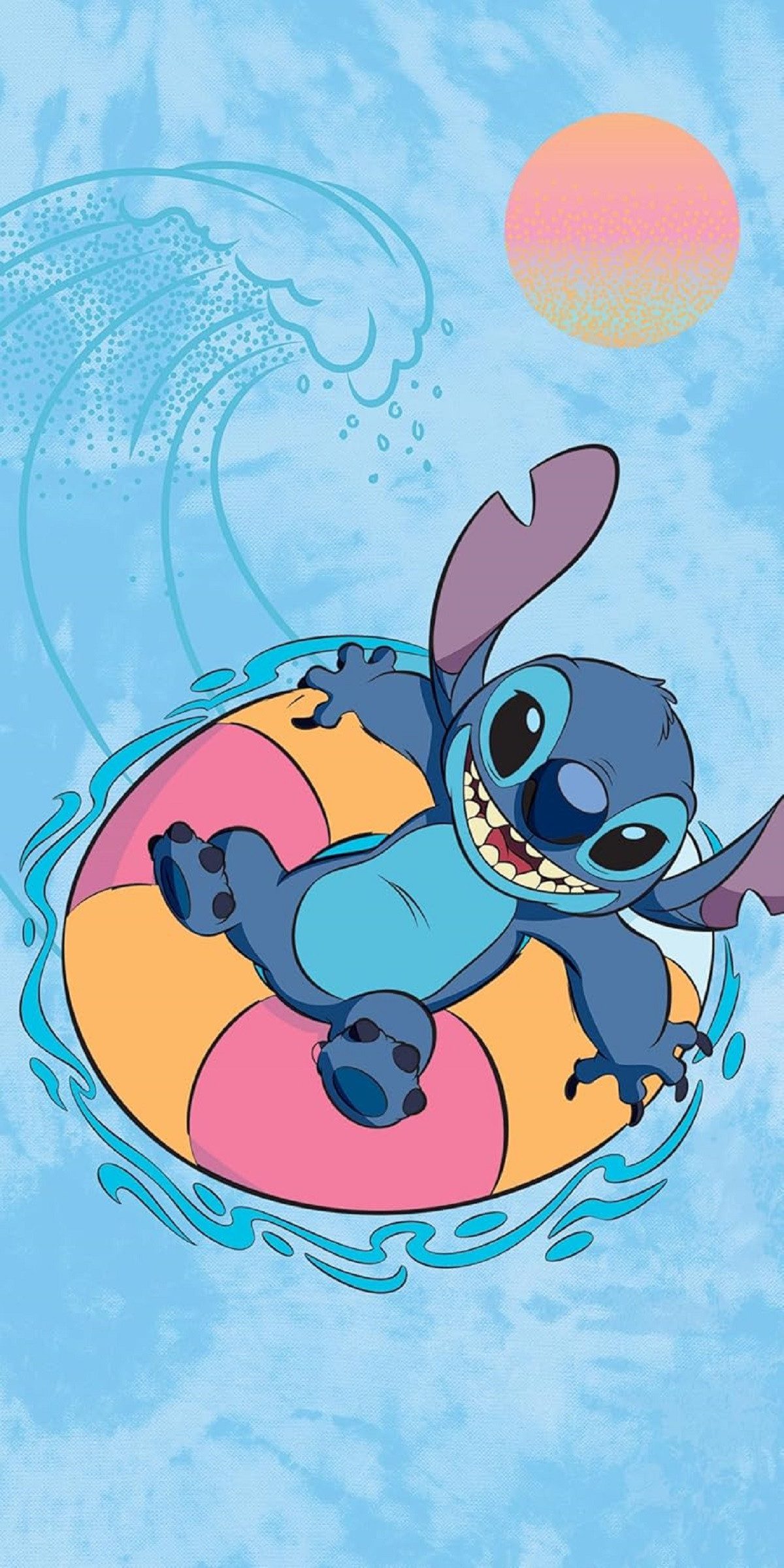 Lilo & Stitch Strandtuch 70x140 cm Baumwolle weich Badetuch saugfähig Duschtuch, (Packung)