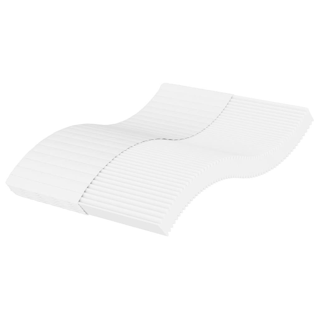 Boxspringmatratze Schaumstoffmatratze Weiß 140x200 cm Härtegrad H2 H3, vidaXL, 17 cm hoch