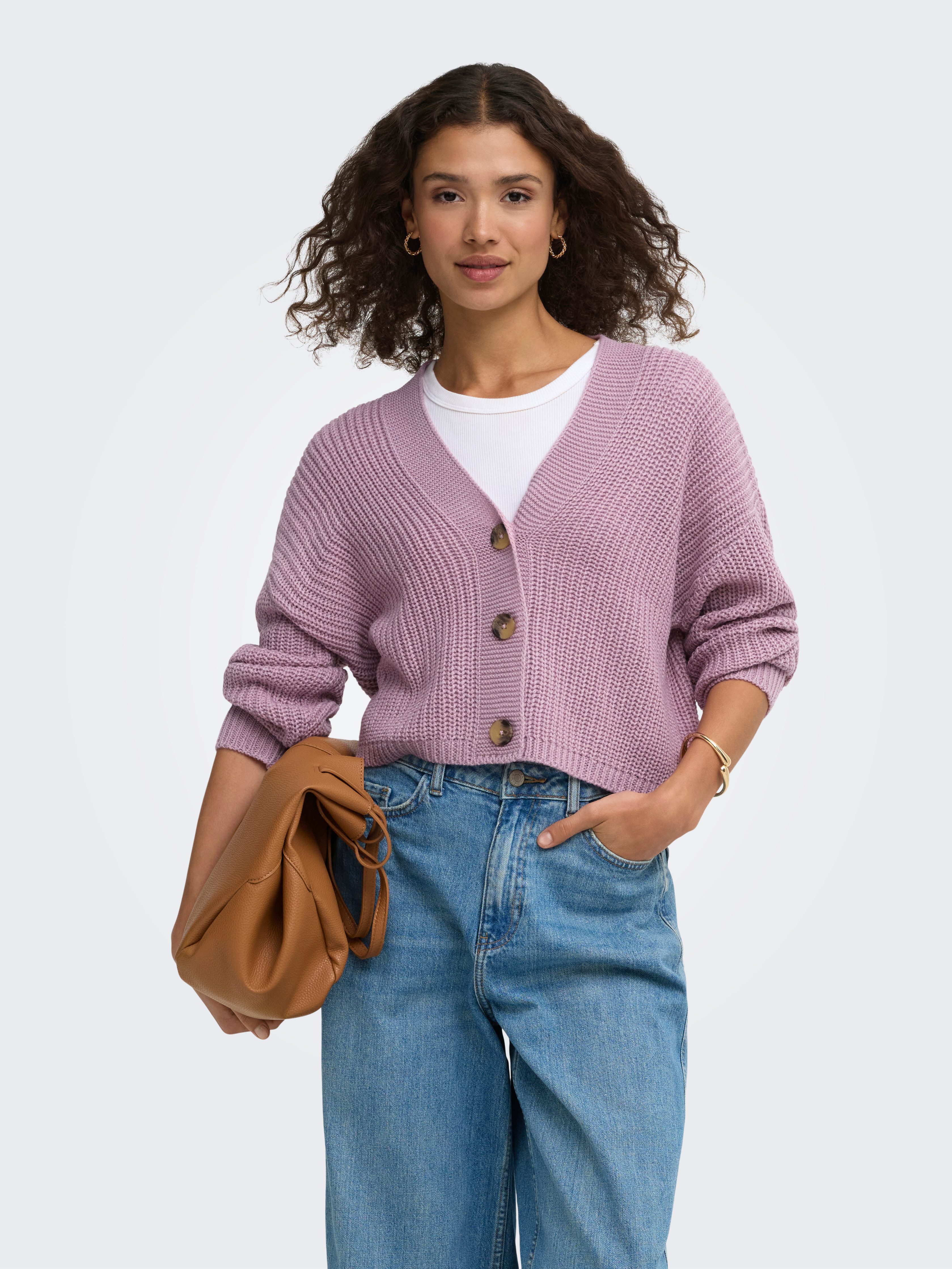 ONLY Strickjacke ONLCAROL NICE L/S CARDIGAN KNT NOOS Kunstfaser, regular fit